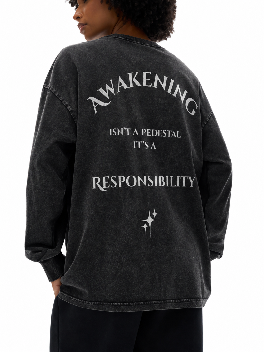 Awakening Isn't a Pedestal — Washed Long Sleeve