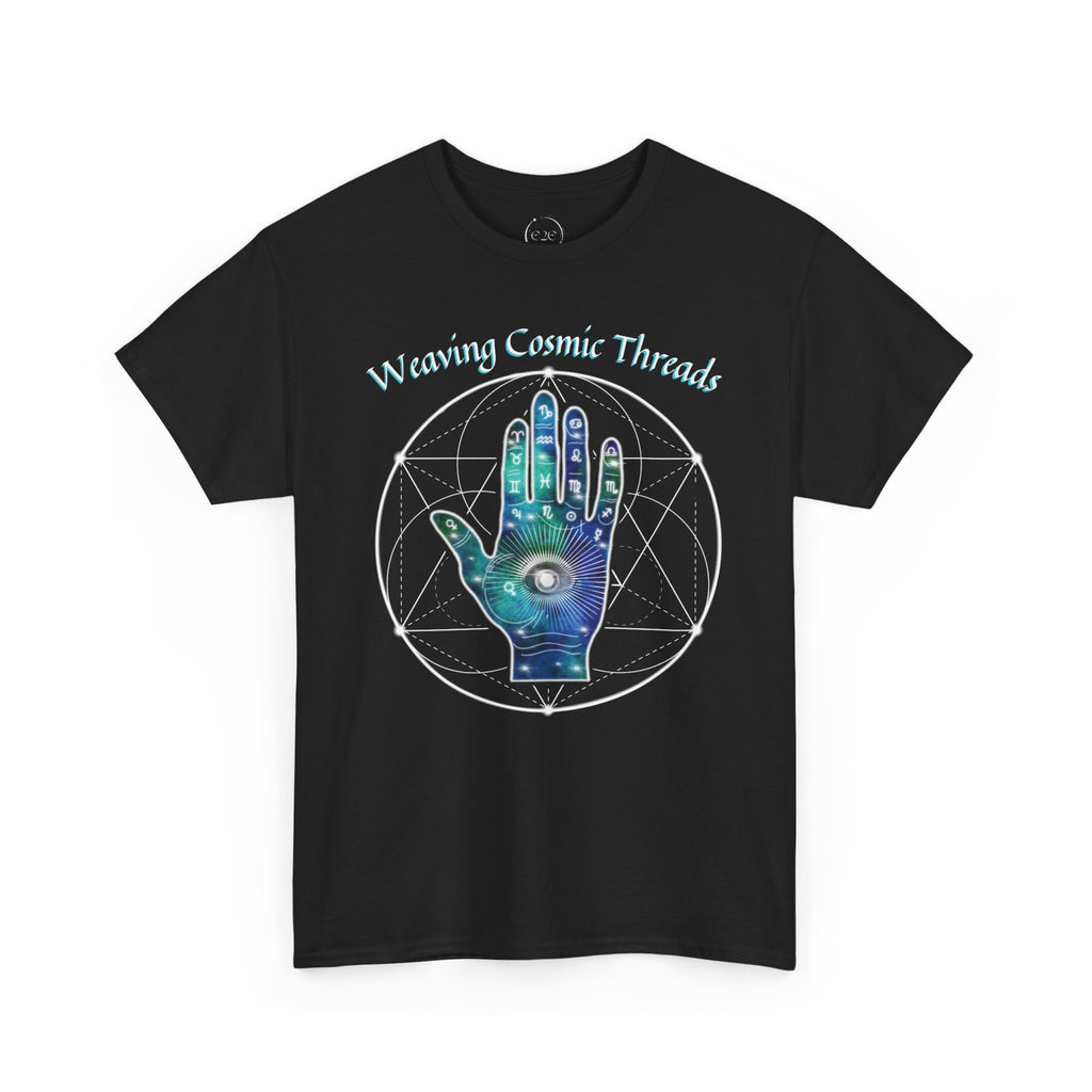 Weaving Cosmic Threads Graphic T-Shirt