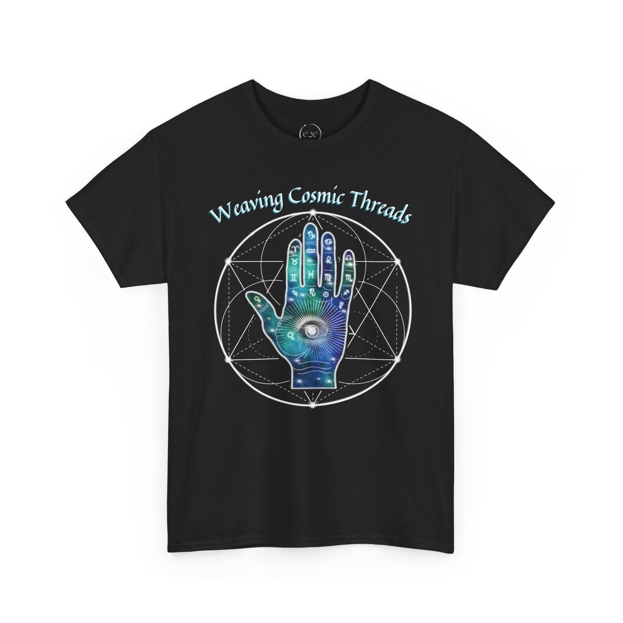 Weaving Cosmic Threads Graphic T-Shirt