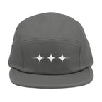 Cosmic Spirit Embroidered 5-Panel Cap — Spirit, Matter & Consciousness