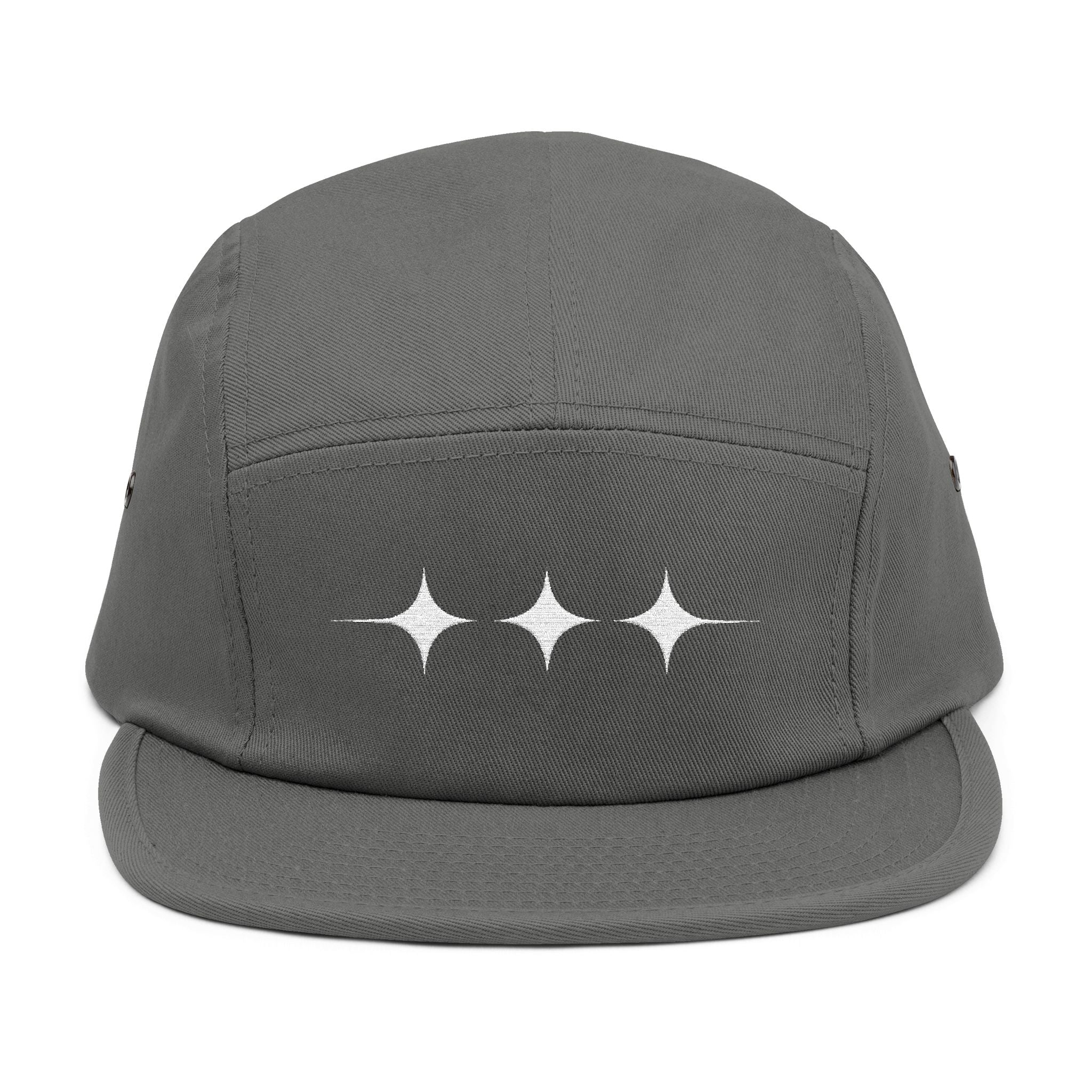 Cosmic Spirit Embroidered 5-Panel Cap — Spirit, Matter & Consciousness