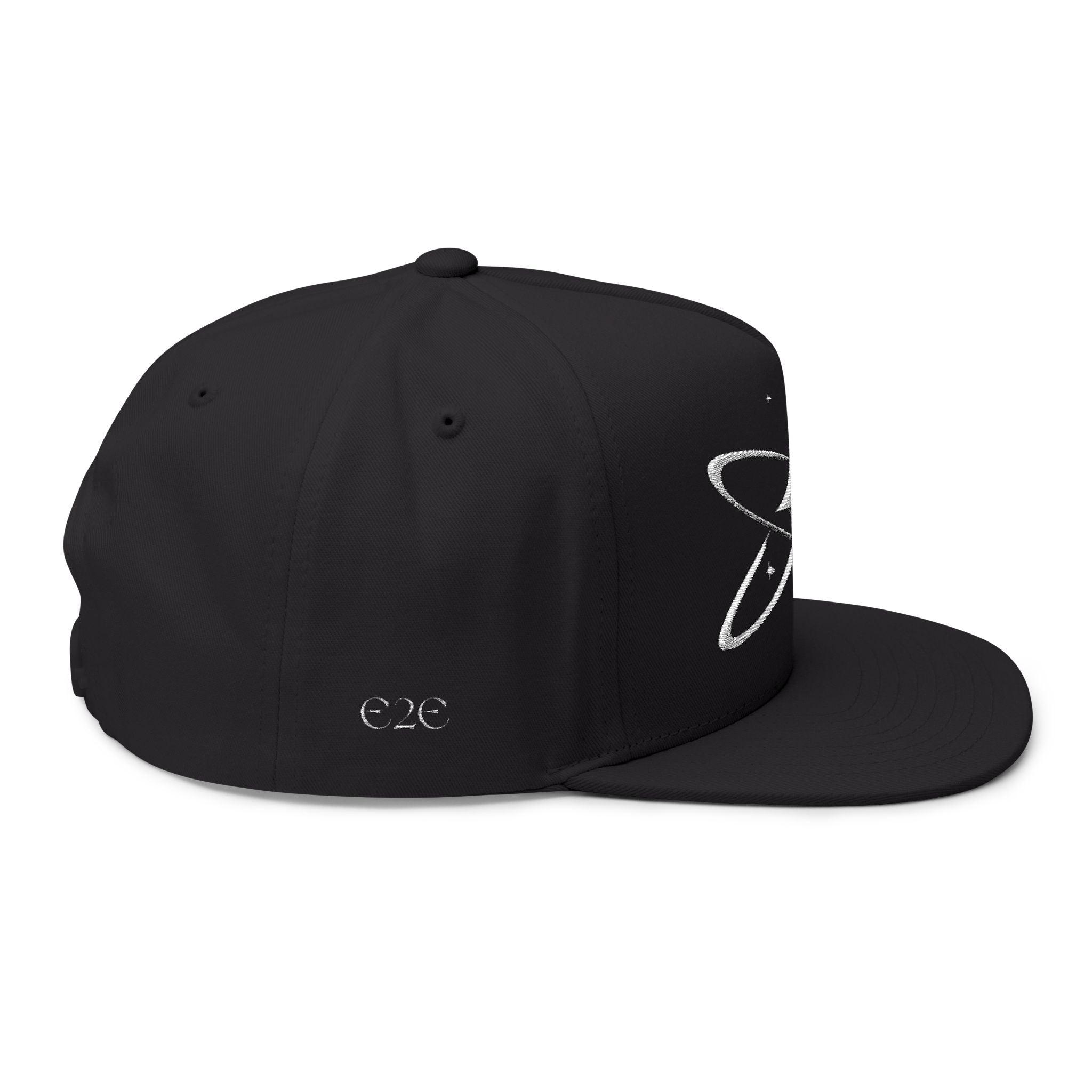 Embroidered Cosmic Star Snapback Hat