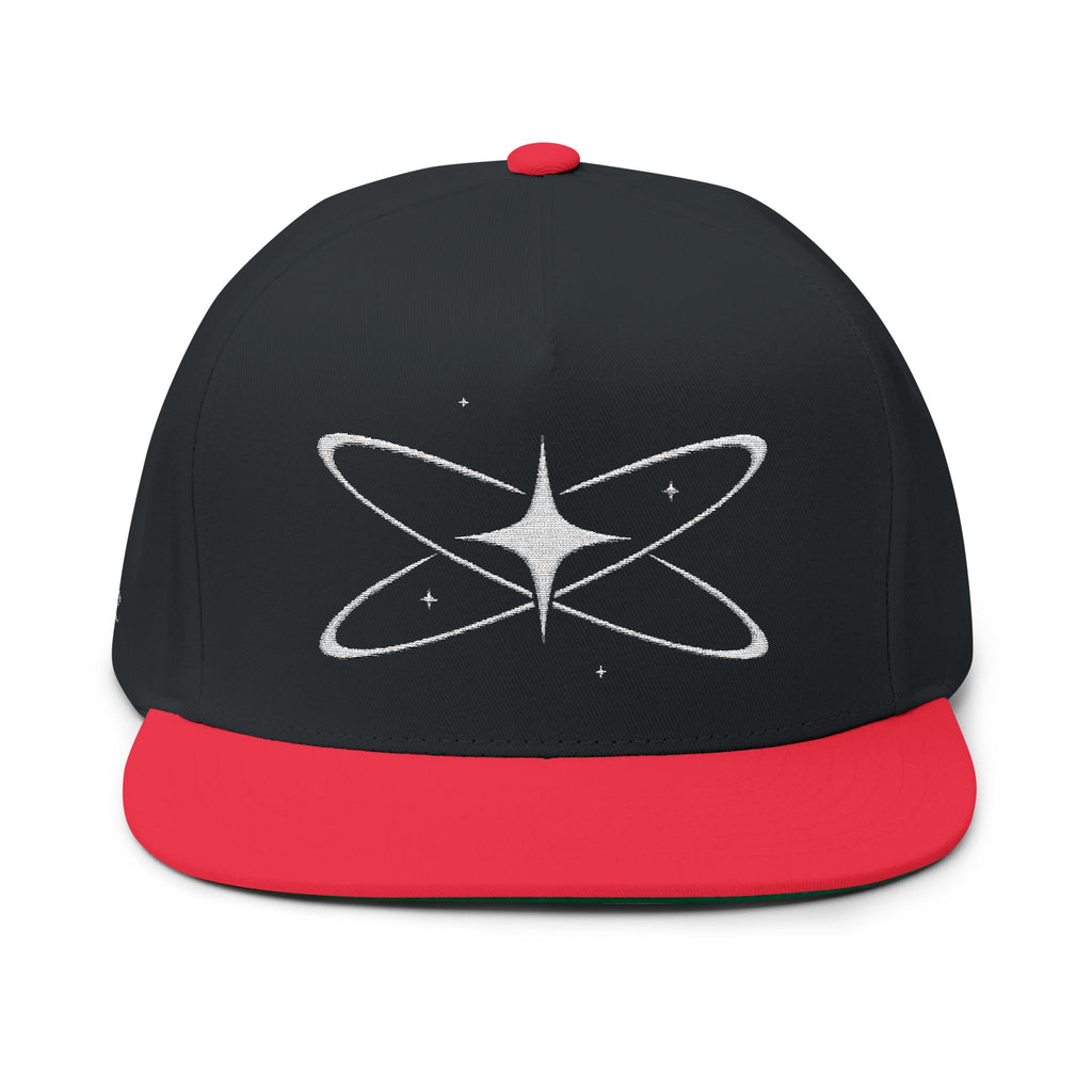 Embroidered Cosmic Star Snapback Hat