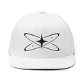 Embroidered Cosmic Star Snapback Hat - White