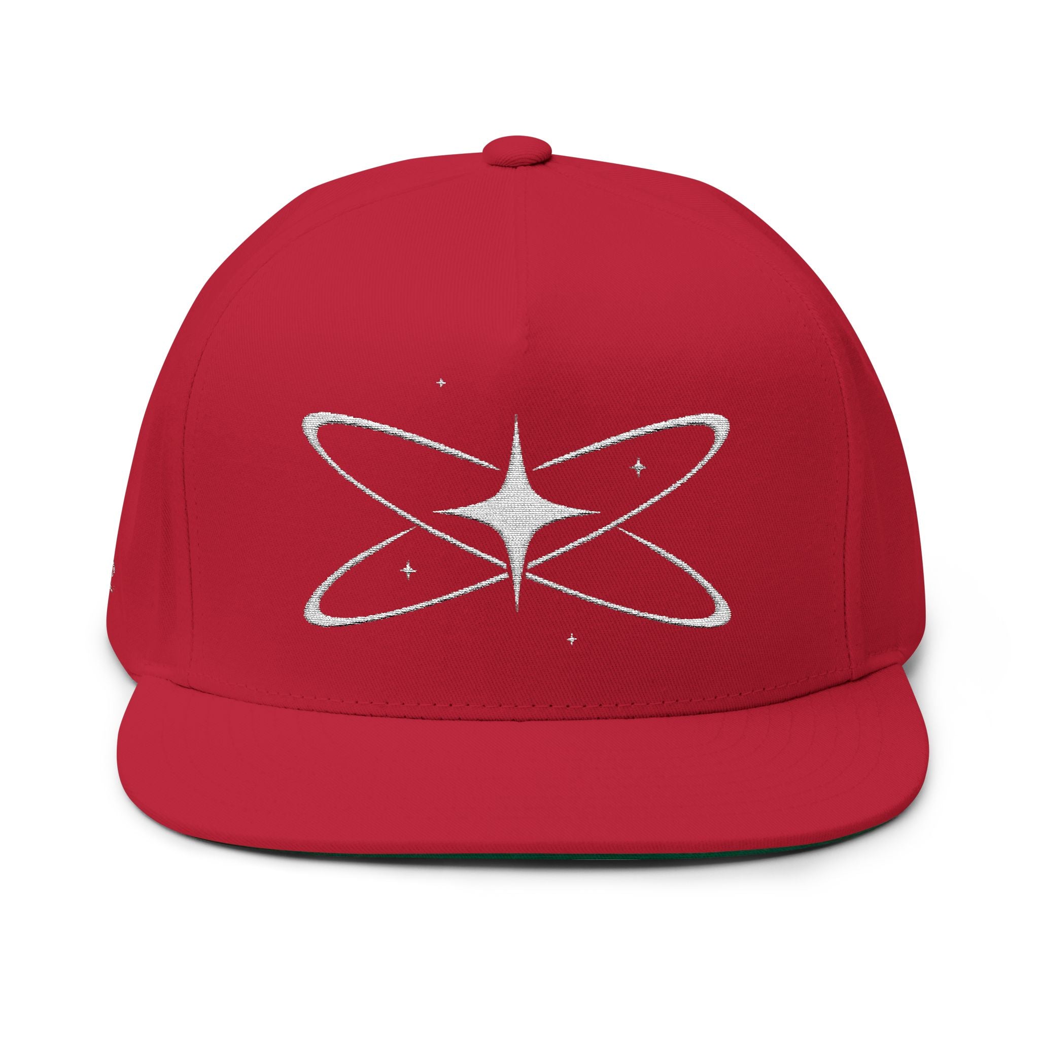 Embroidered Cosmic Star Snapback Hat