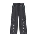 From Ether Into Form | Black Snow-Washed Sweatpants