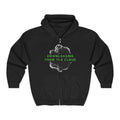 Downloading From The Cloud—Sacred Geometry Graphic Zip Hoodie