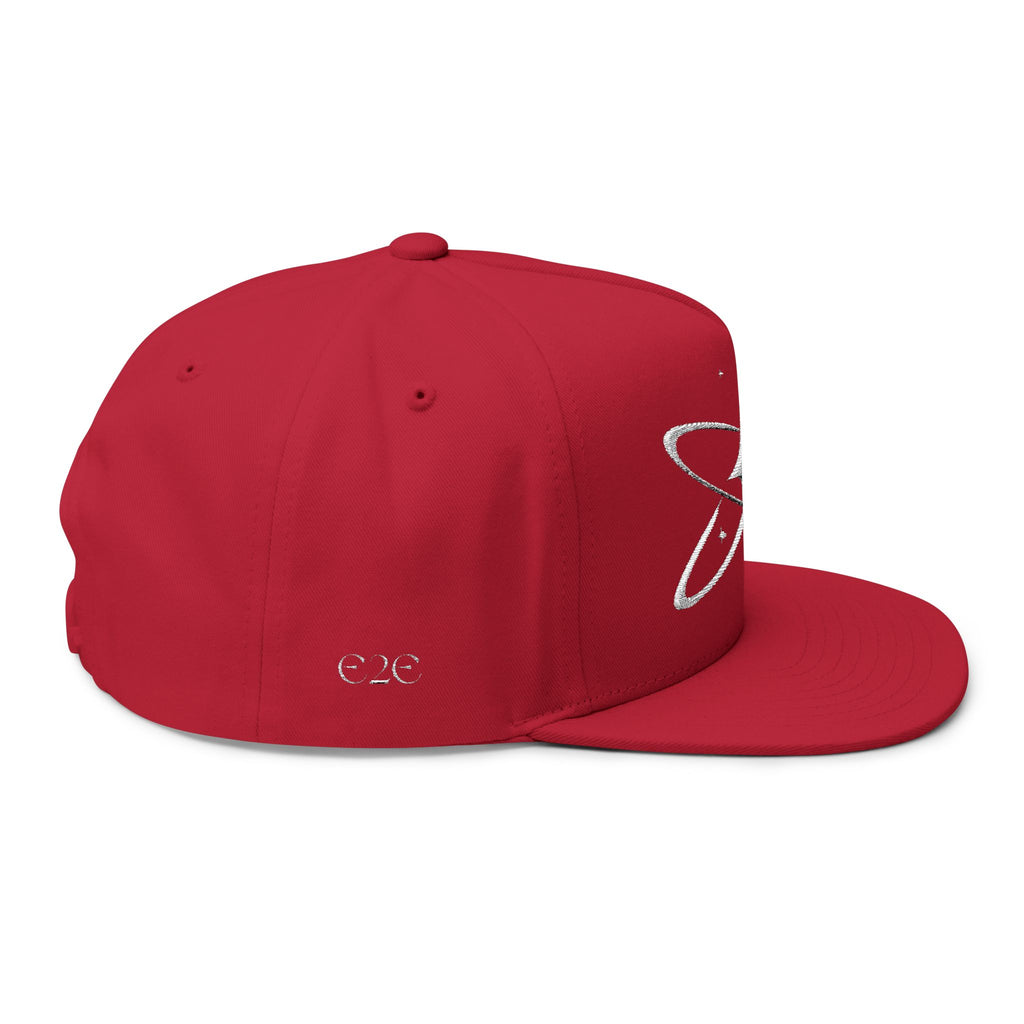 Embroidered Cosmic Star Snapback Hat