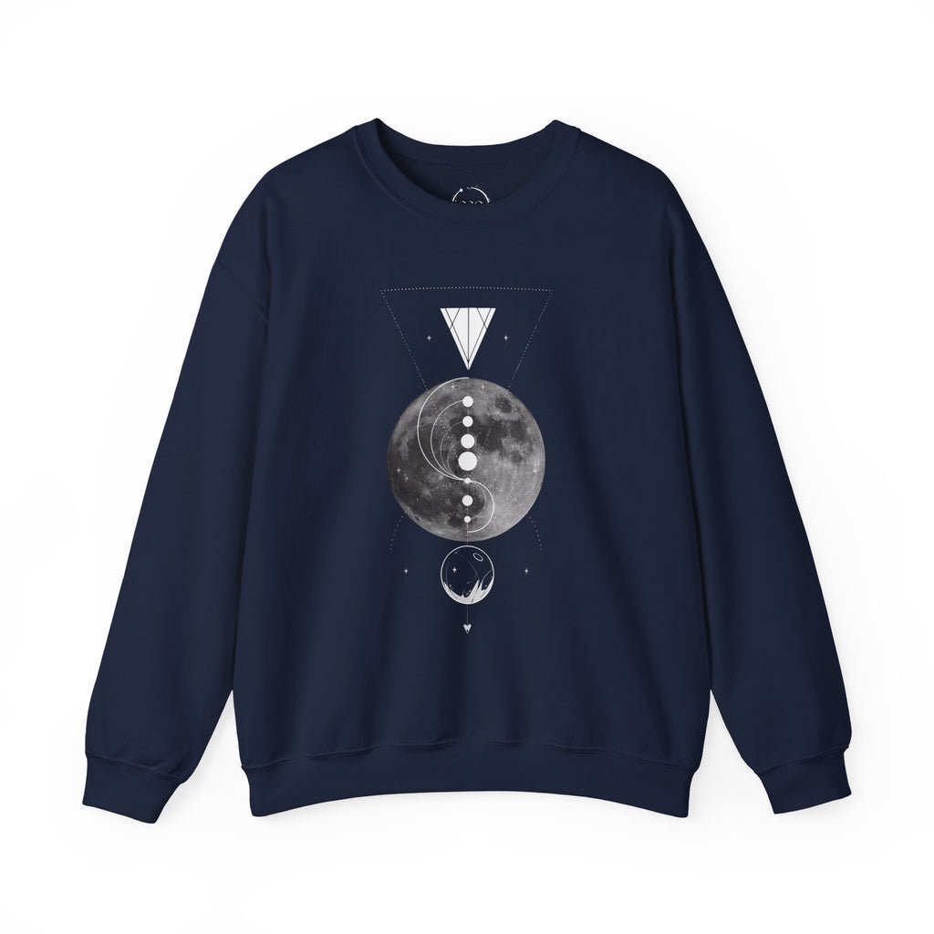 Full Moon Geometry Crewneck Sweatshirt