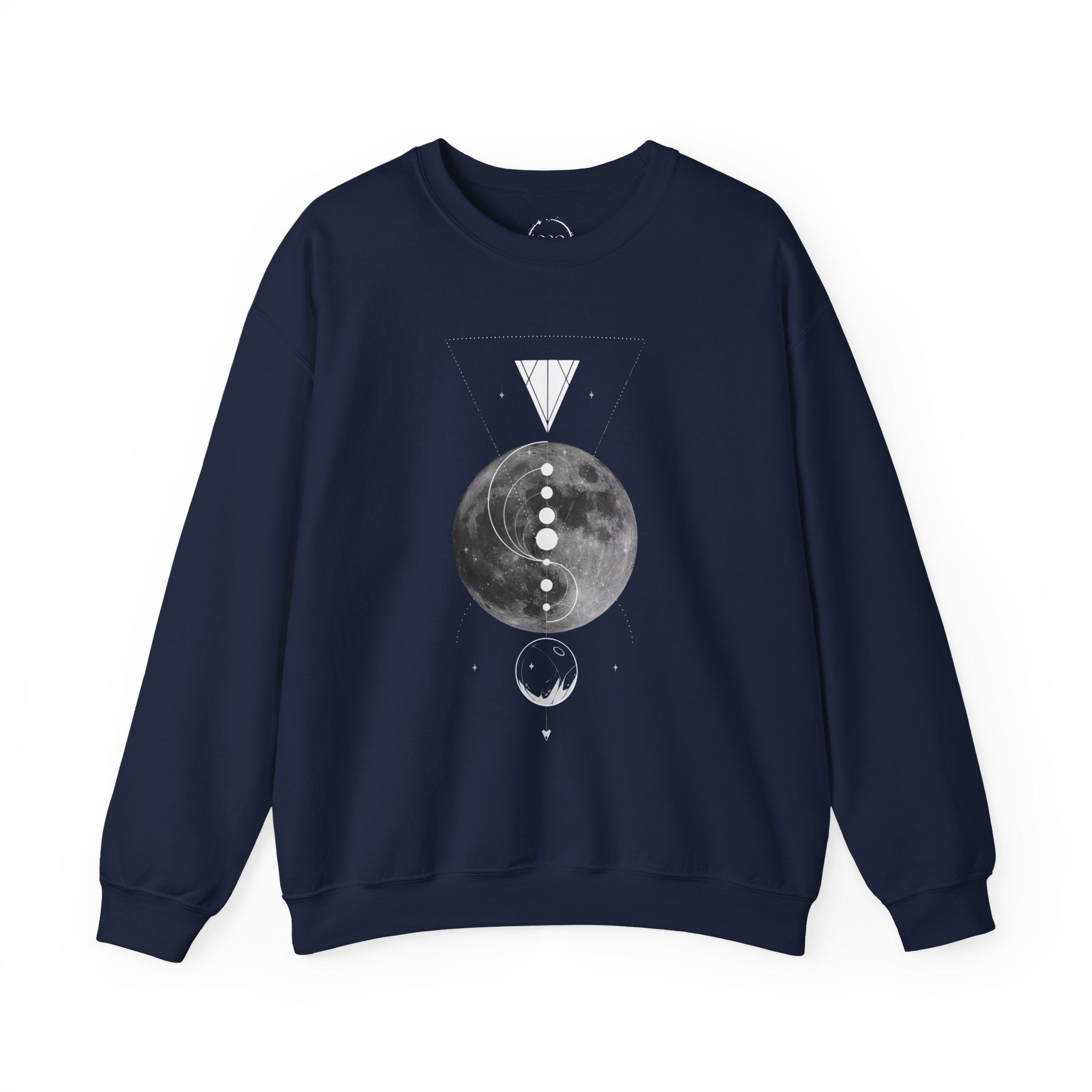 Full Moon Geometry Crewneck Sweatshirt