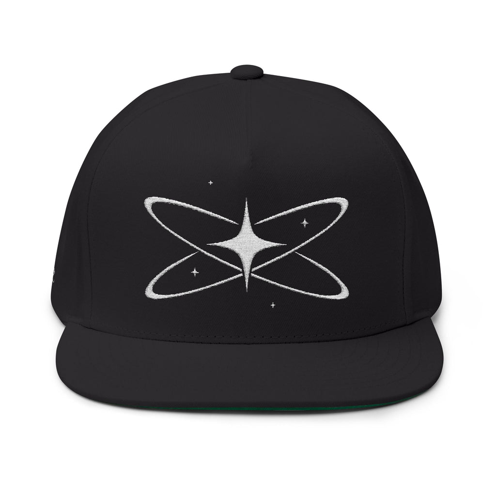 Embroidered Cosmic Star Snapback Hat