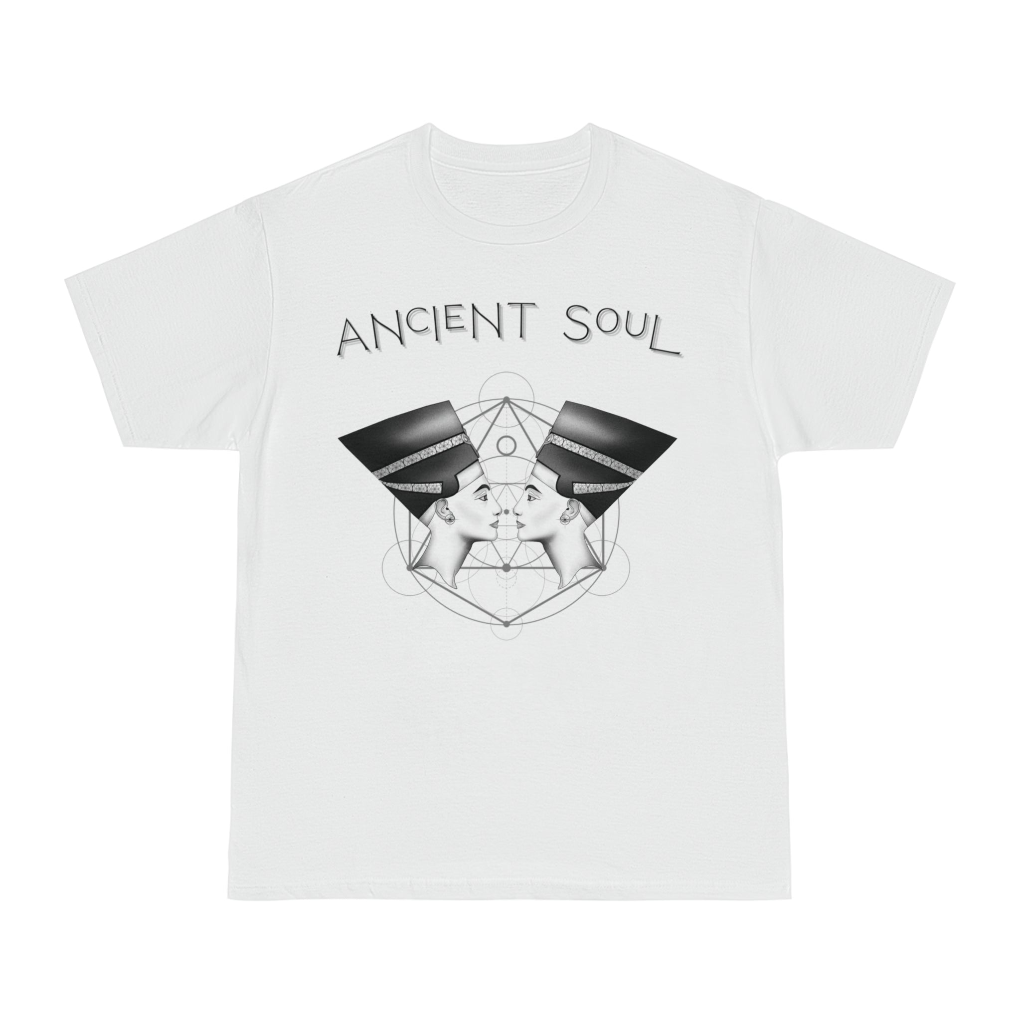 Ancient Soul Nefertiti Sacred Geometry T-Shirt