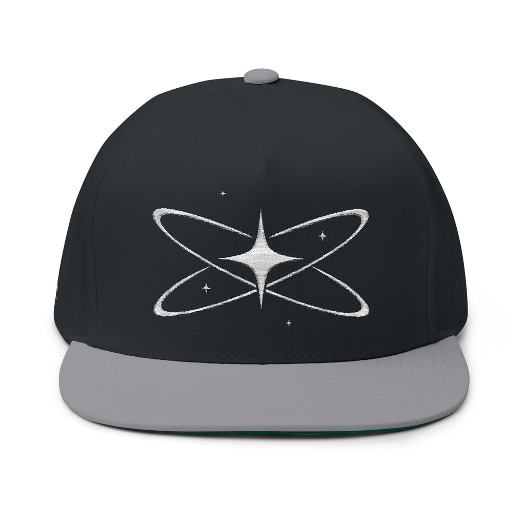 Embroidered Cosmic Star Snapback Hat
