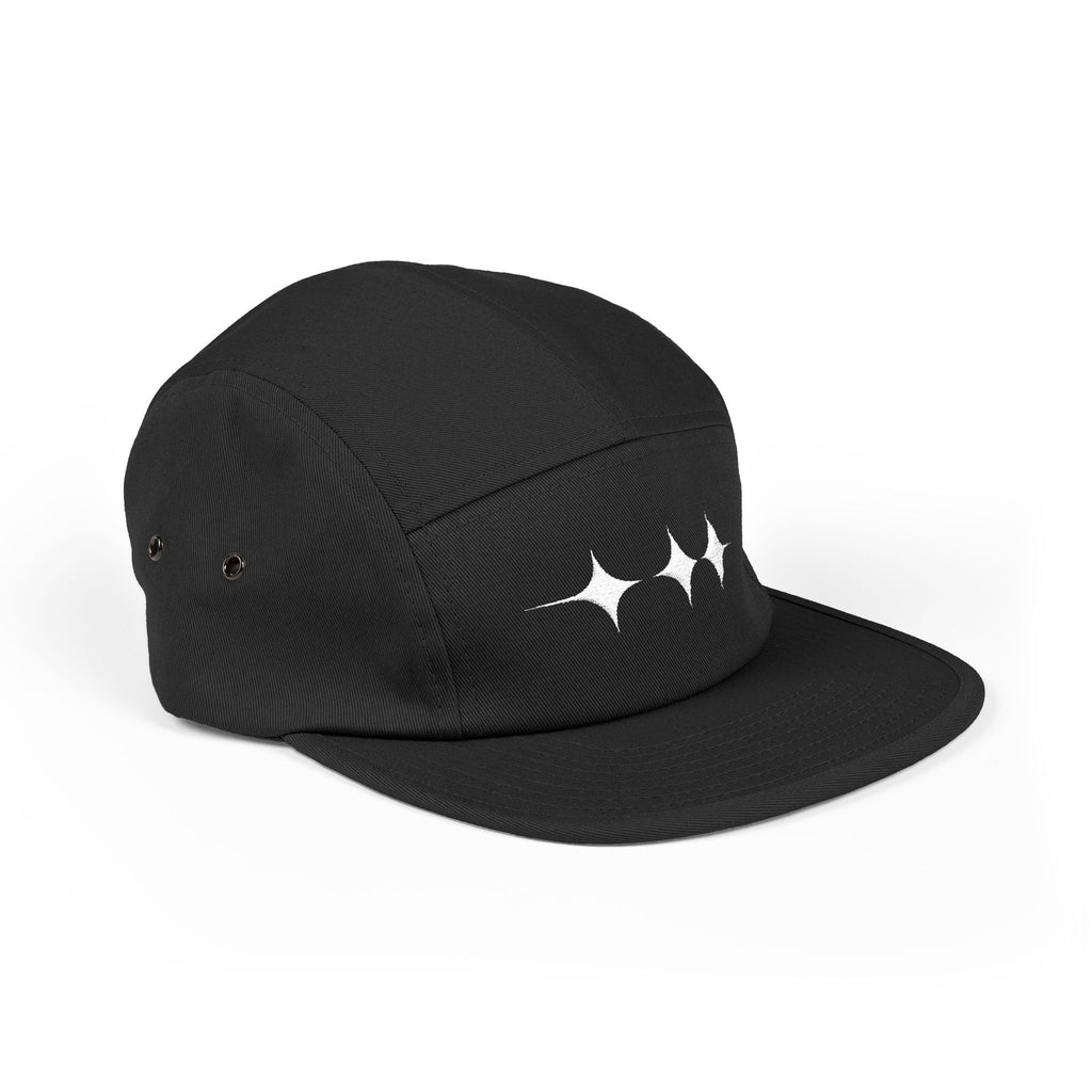 Cosmic Spirit Embroidered 5-Panel Cap — Spirit, Matter & Consciousness