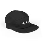 Cosmic Spirit Embroidered 5-Panel Cap — Spirit, Matter & Consciousness