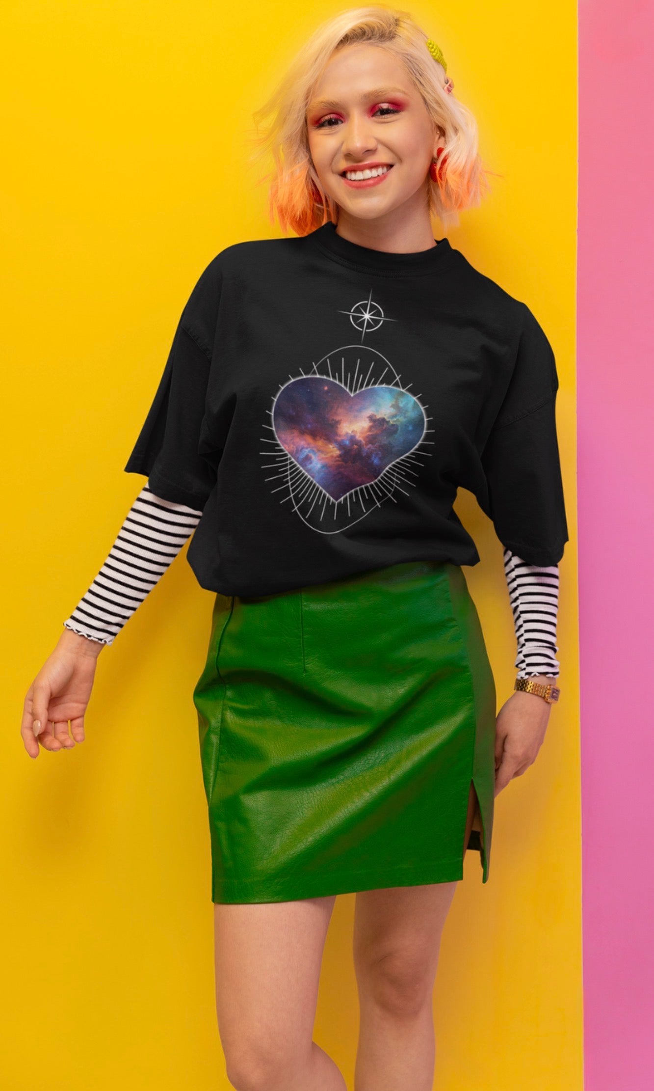 Celestial Heart Graphic T-Shirt