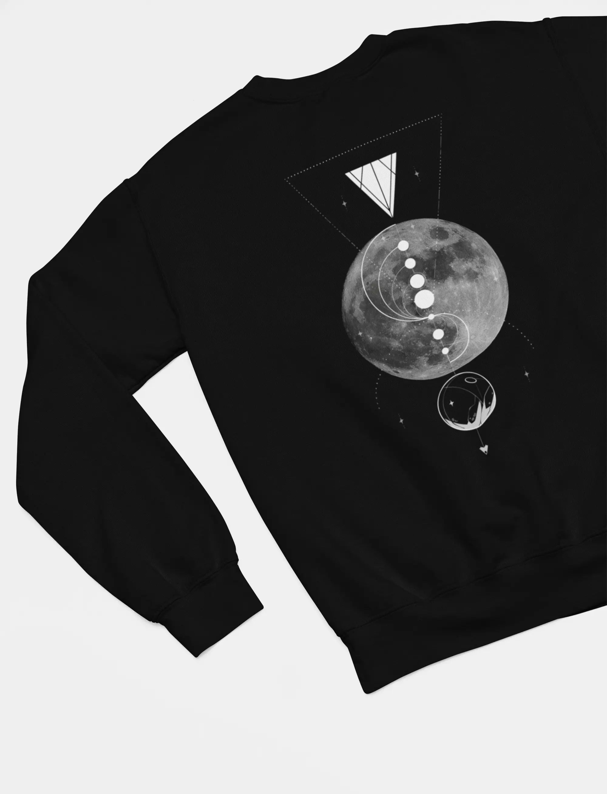 Full Moon Geometry Crewneck Sweatshirt - Ether2Earth