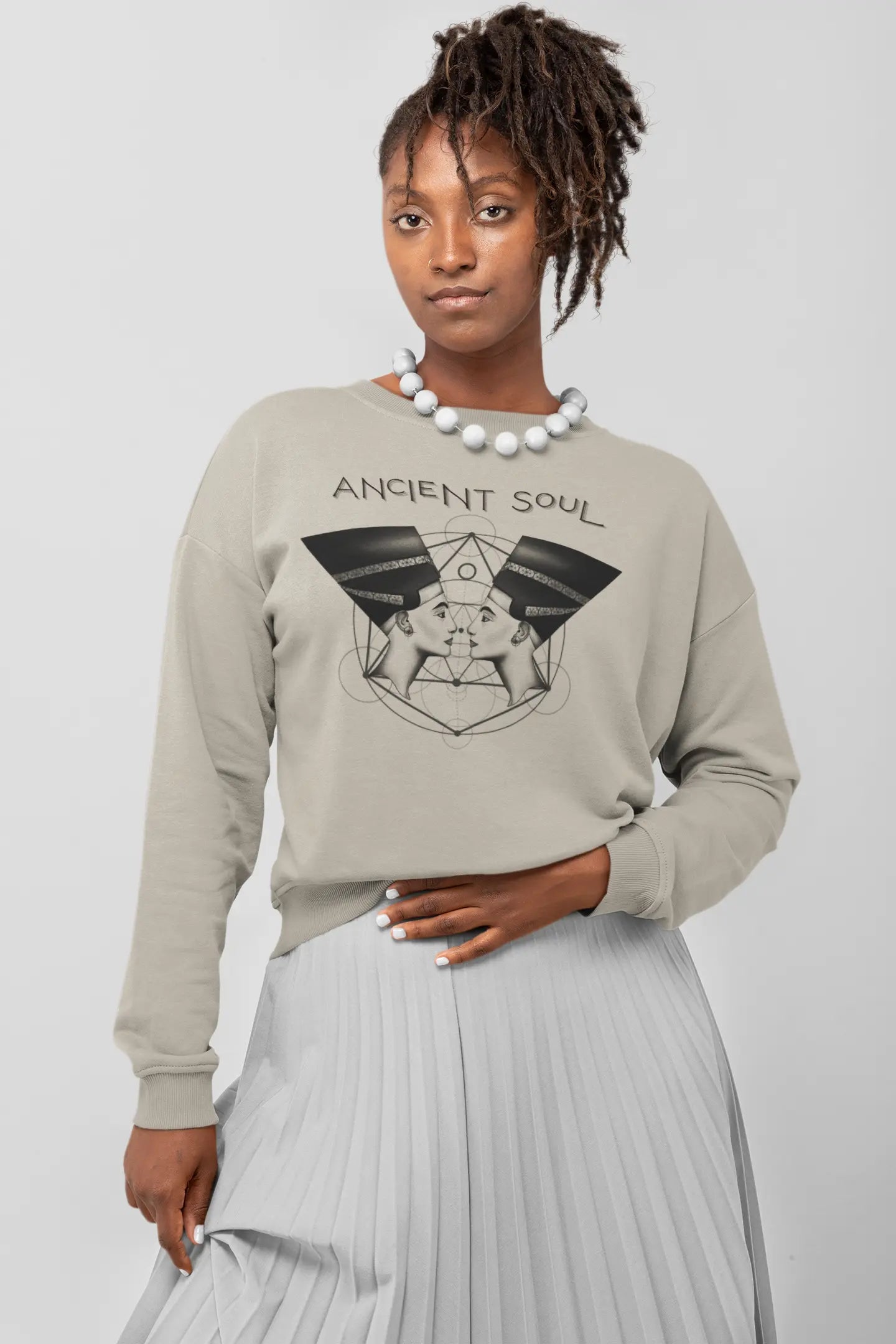 Nefertiti Crewneck Sweatshirt - Ether2Earth