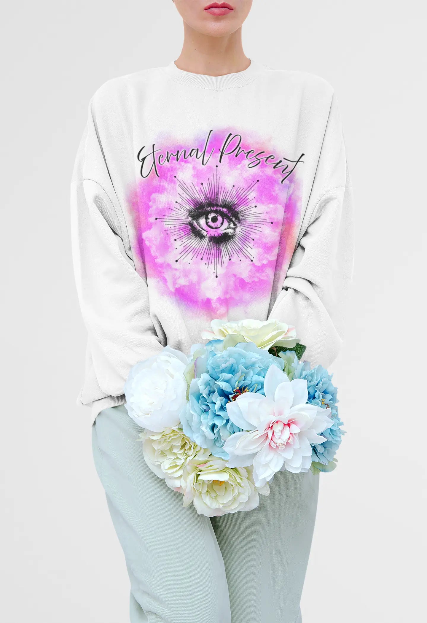 Eternal Present Crewneck Sweatshirt - Ether2Earth