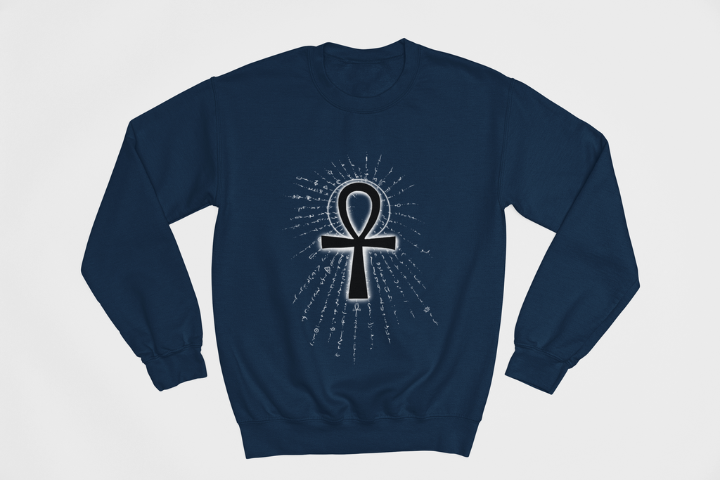 Ankh Symbol Crewneck Sweatshirt