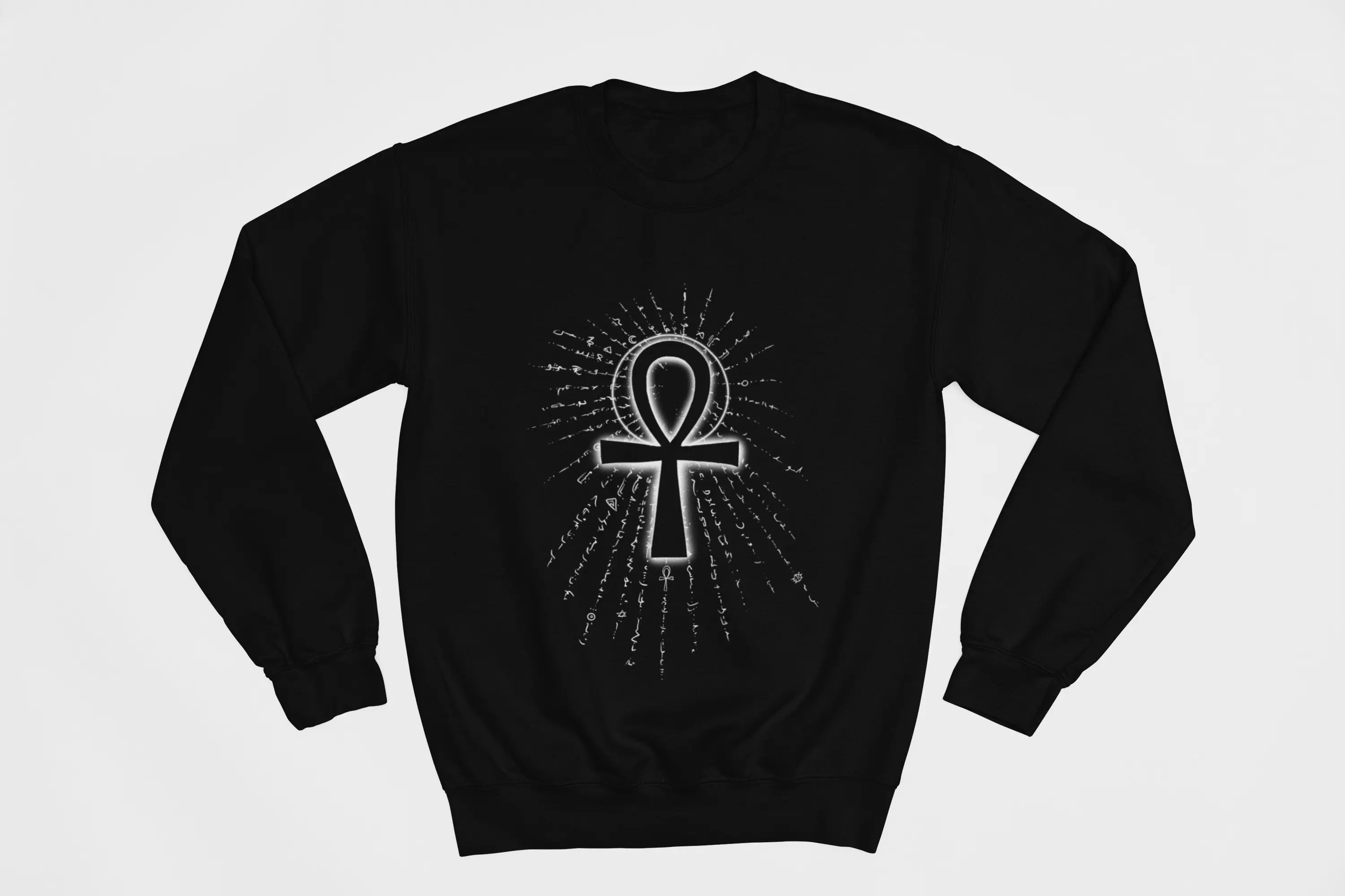 Ankh Symbol Crewneck Sweatshirt - Ether2Earth