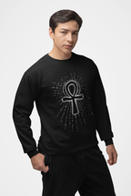 Ankh Symbol Crewneck Sweatshirt