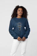 Ankh Symbol Crewneck Sweatshirt