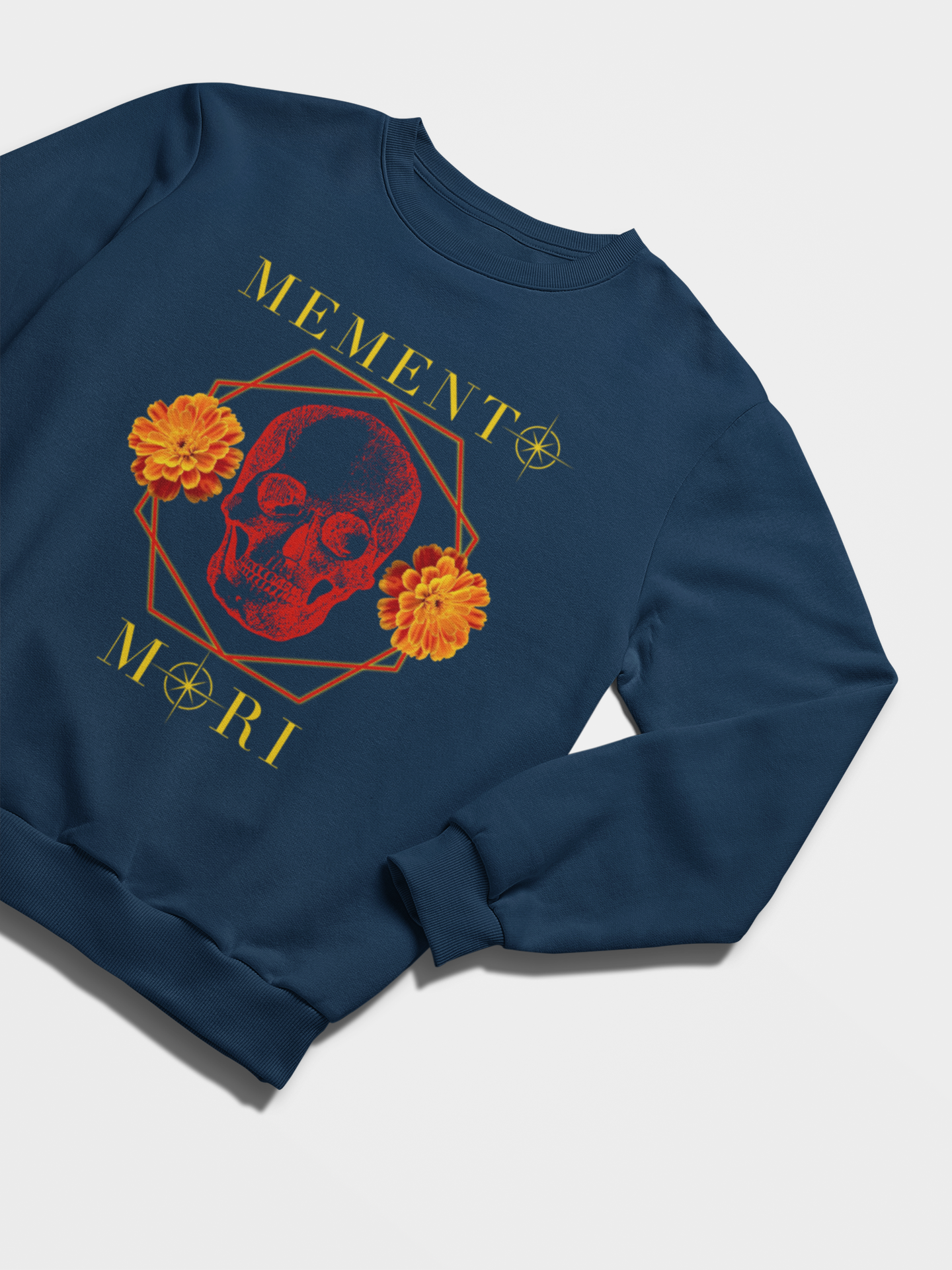 Memento Mori Skull Crewneck Sweatshirt