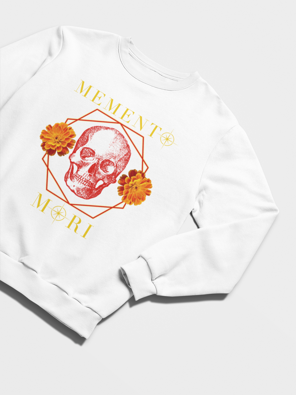 Memento Mori Skull Crewneck Sweatshirt