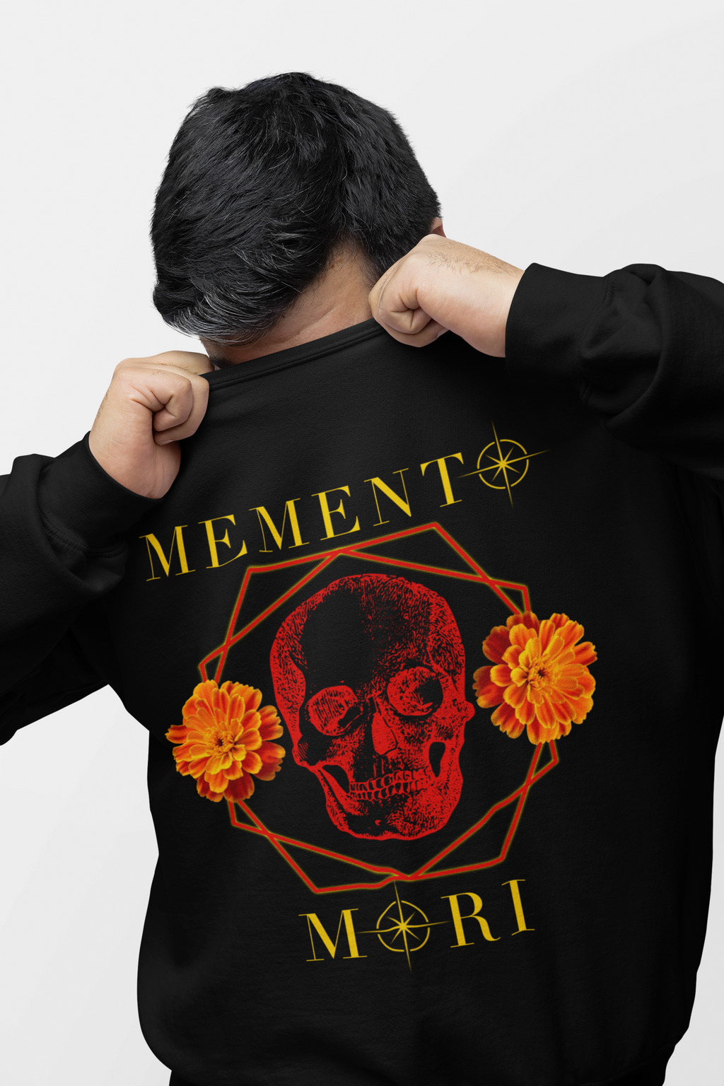 Memento Mori Skull Crewneck Sweatshirt