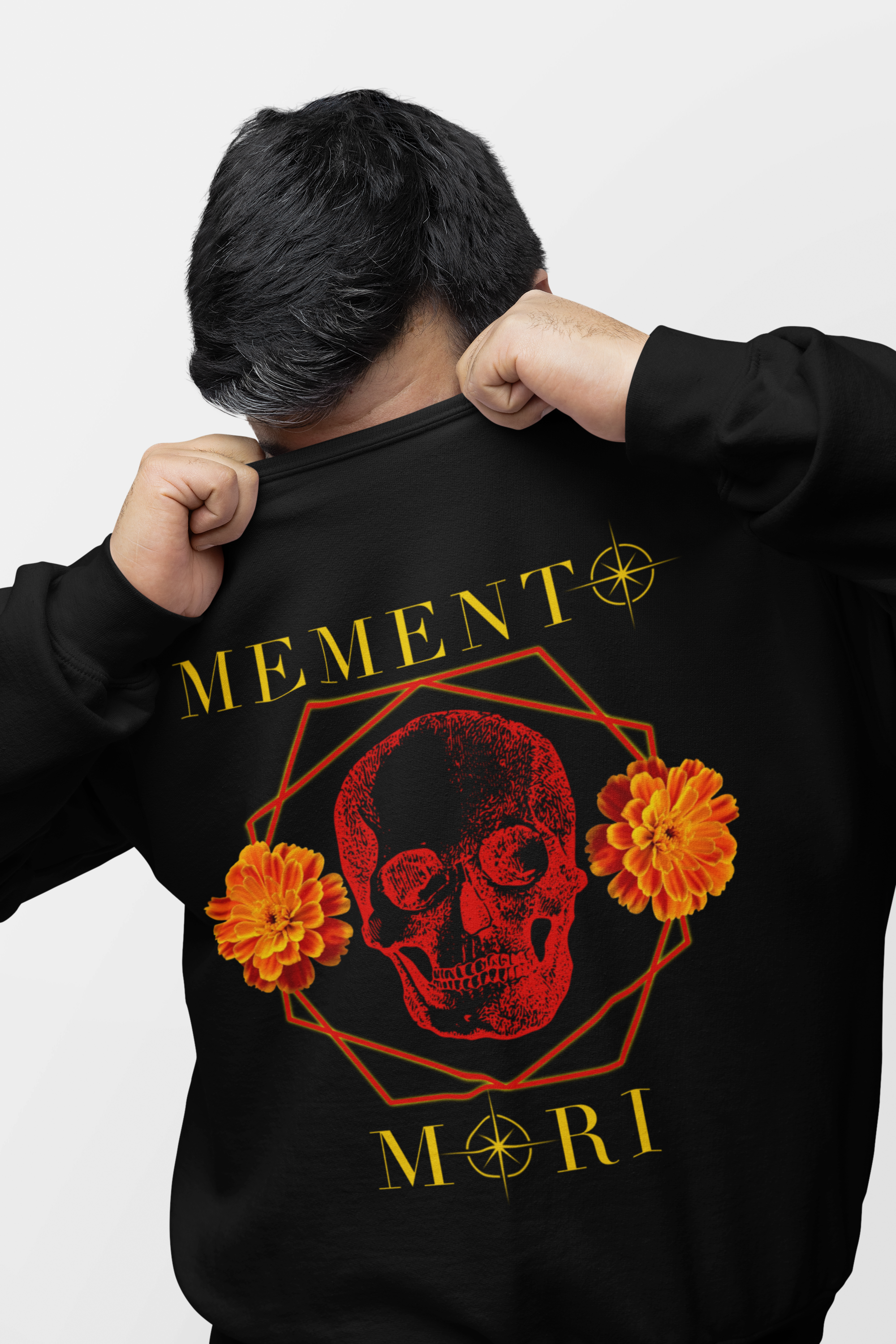 Memento Mori Skull Crewneck Sweatshirt