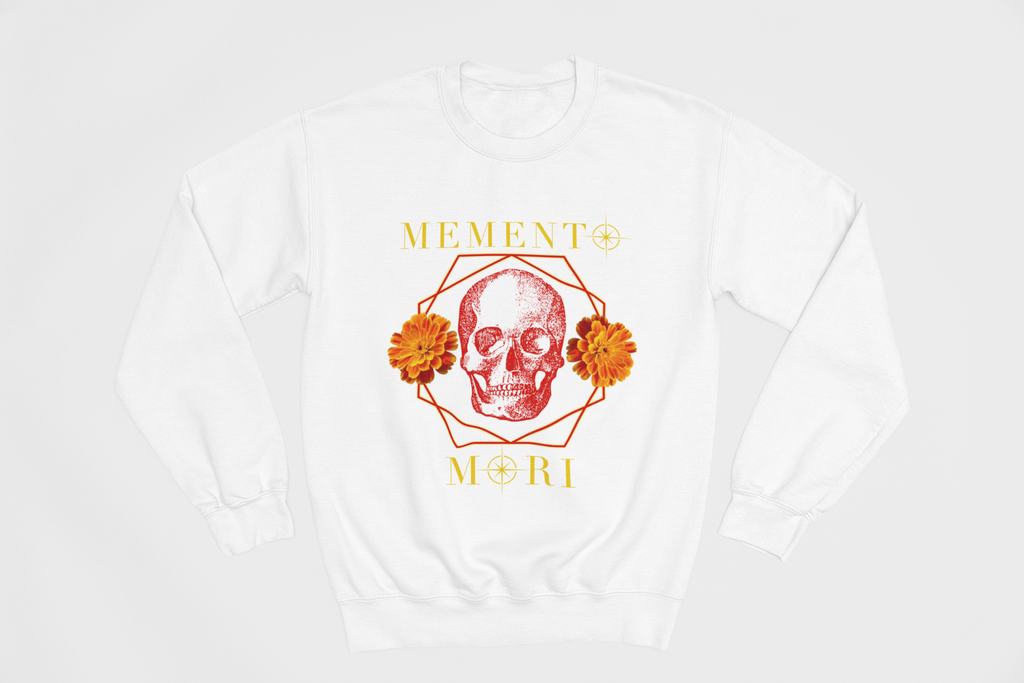 Memento Mori Skull Crewneck Sweatshirt
