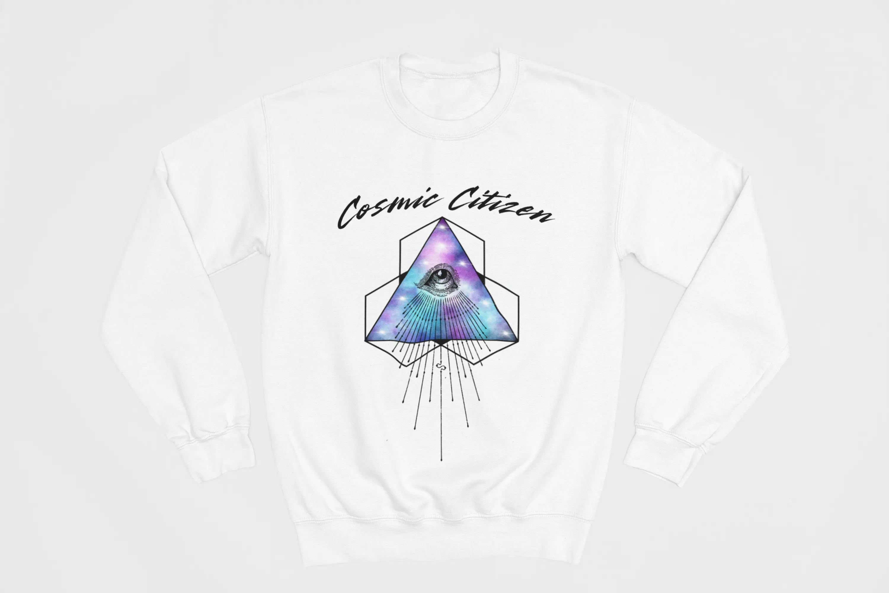 Cosmic Citizen Spiritual Empowerment Crewneck Sweatshirt - Ether2Earth
