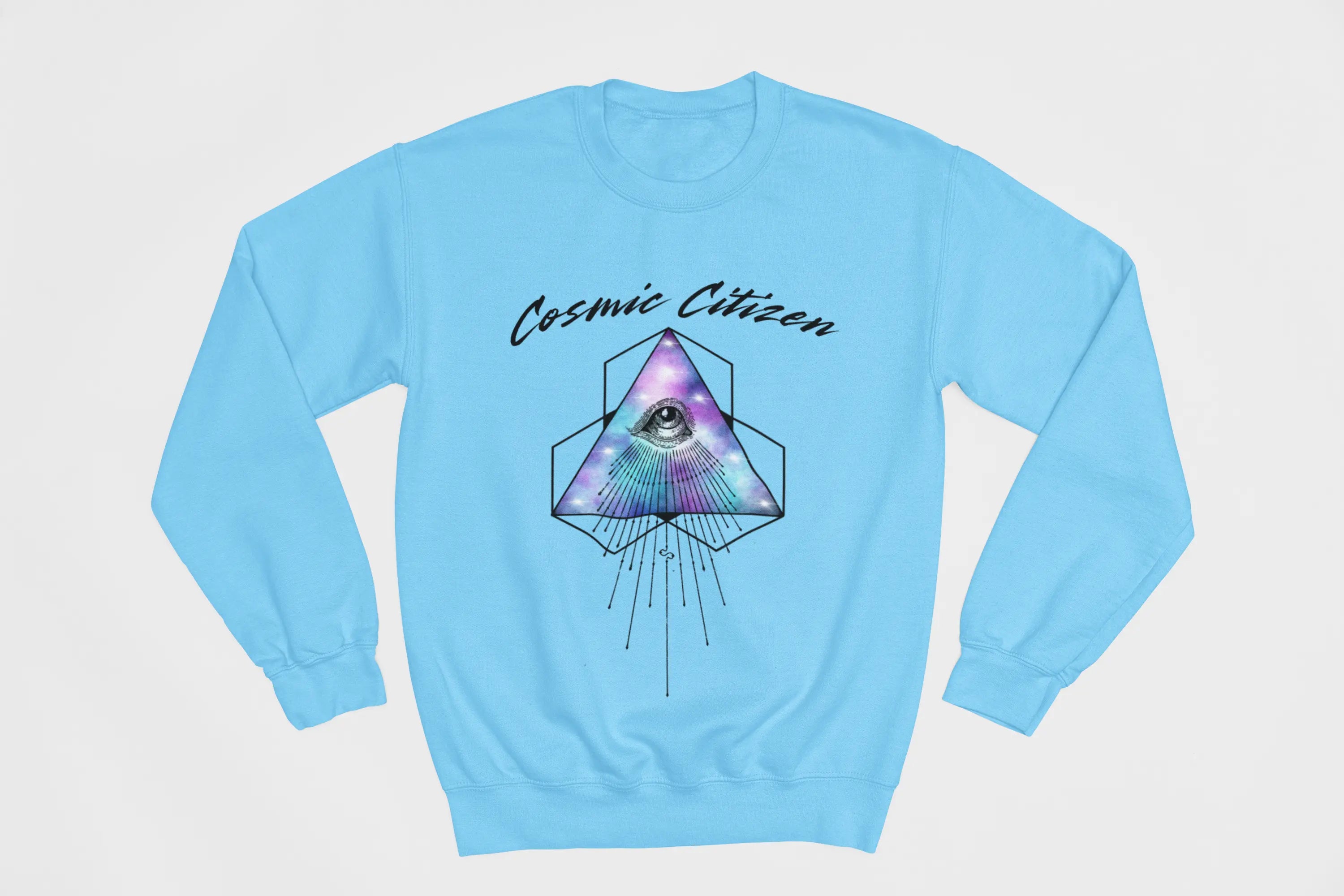 Cosmic Citizen Spiritual Empowerment Crewneck Sweatshirt - Ether2Earth