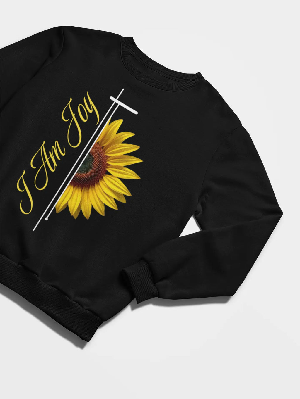Sunflower "I Am Joy" Crewneck Sweatshirt - Ether2Earth