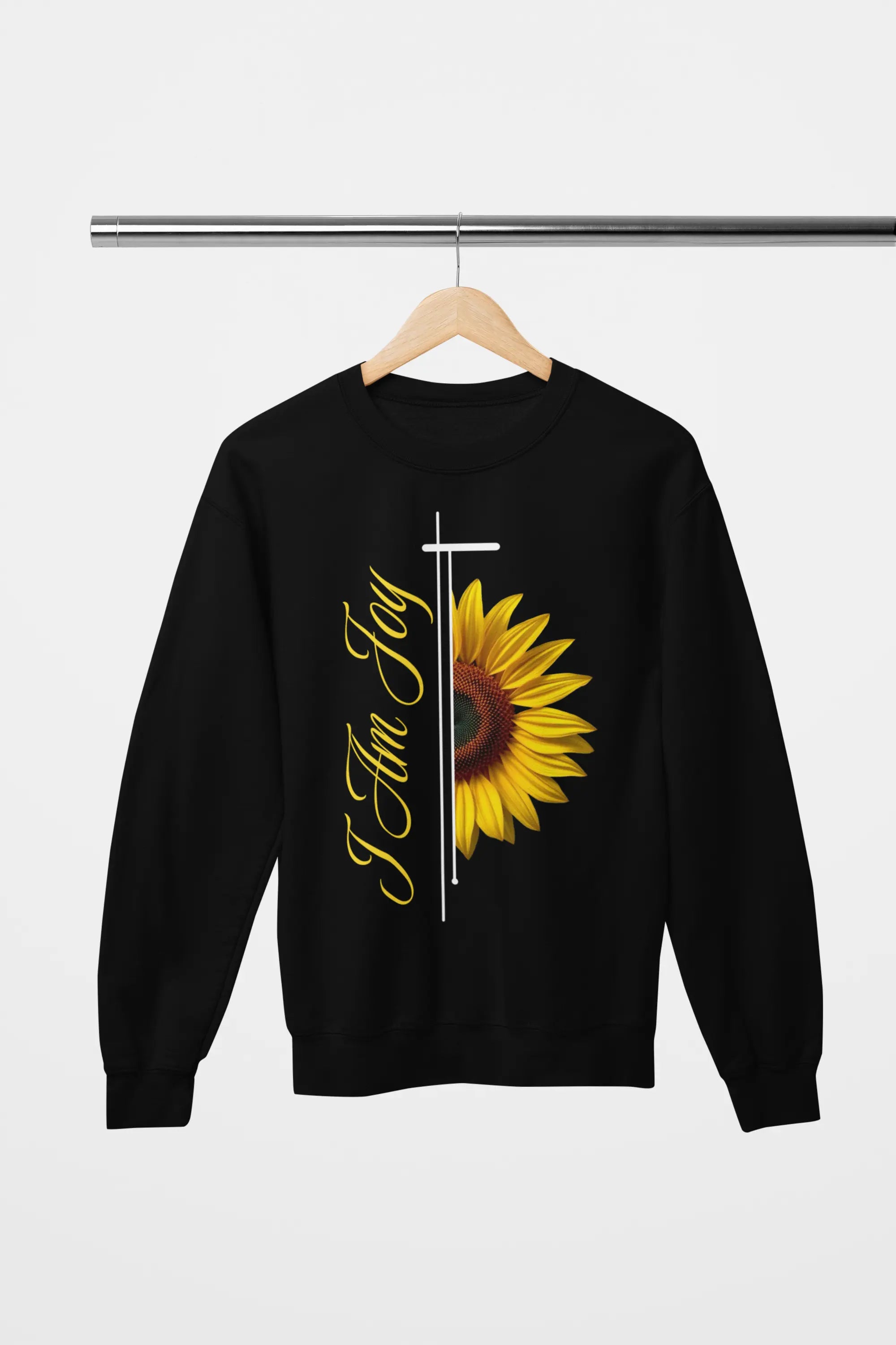 Sunflower "I Am Joy" Crewneck Sweatshirt - Ether2Earth
