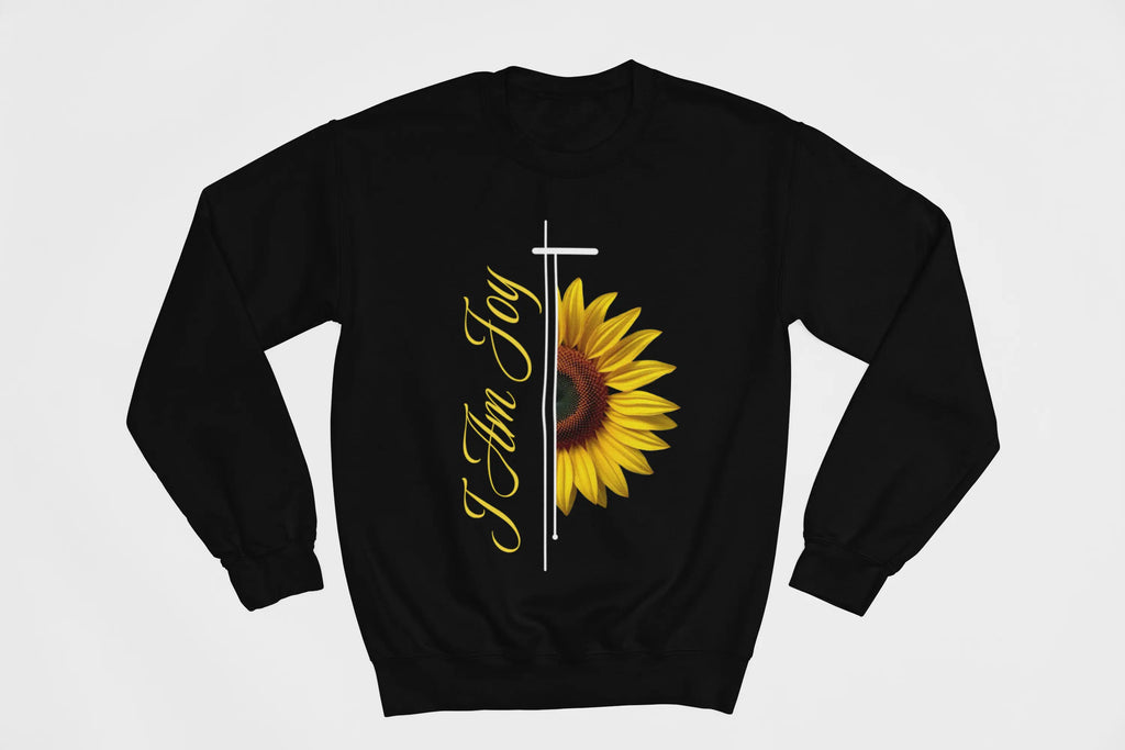 Sunflower "I Am Joy" Crewneck Sweatshirt - Ether2Earth