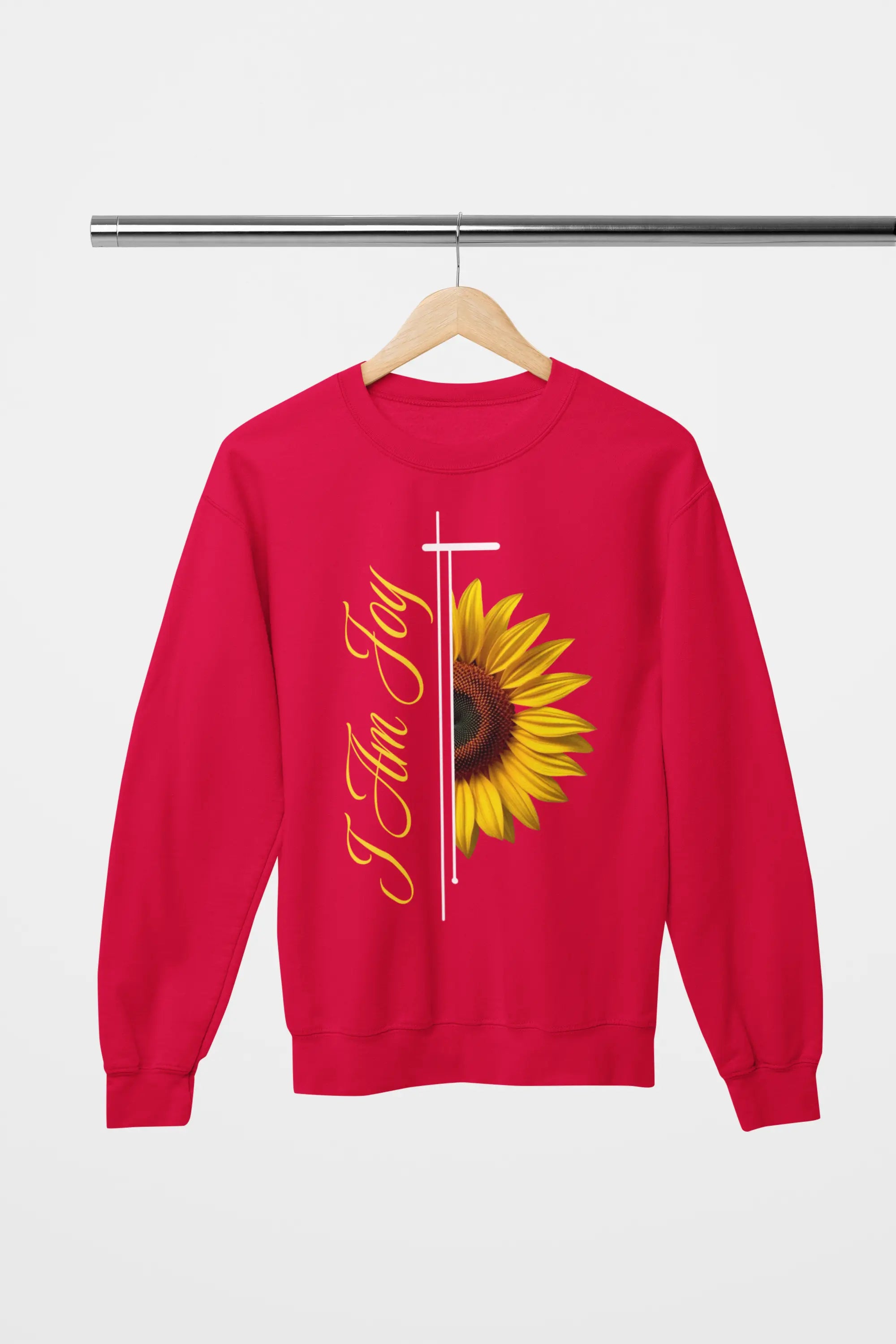 Sunflower "I Am Joy" Crewneck Sweatshirt - Ether2Earth