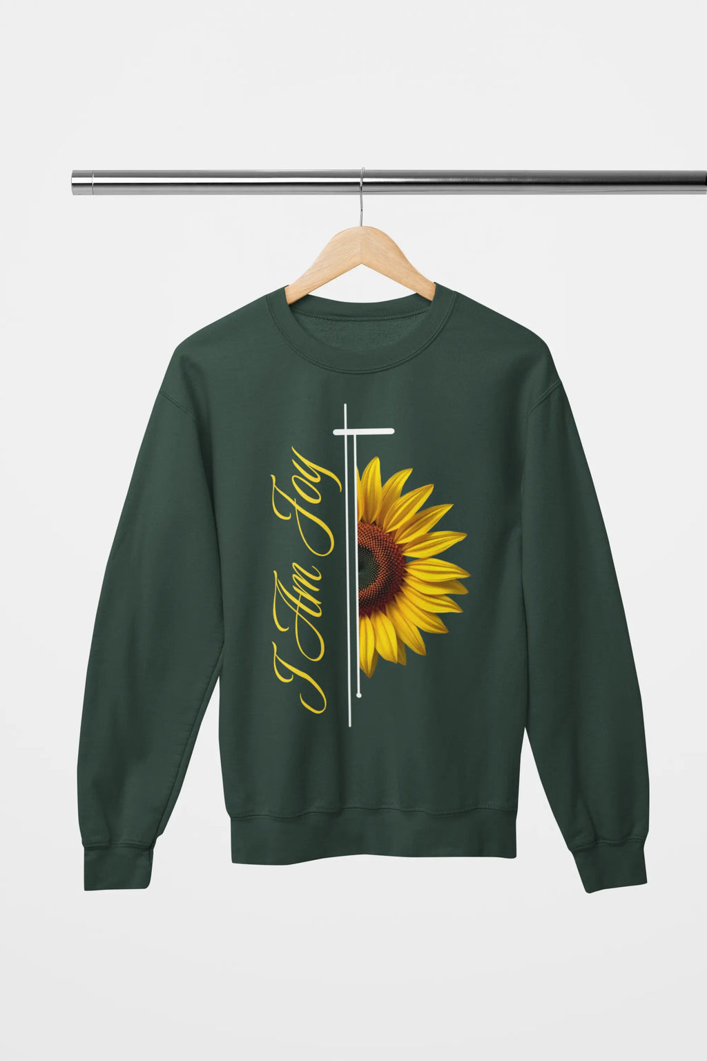 Sunflower "I Am Joy" Crewneck Sweatshirt - Ether2Earth
