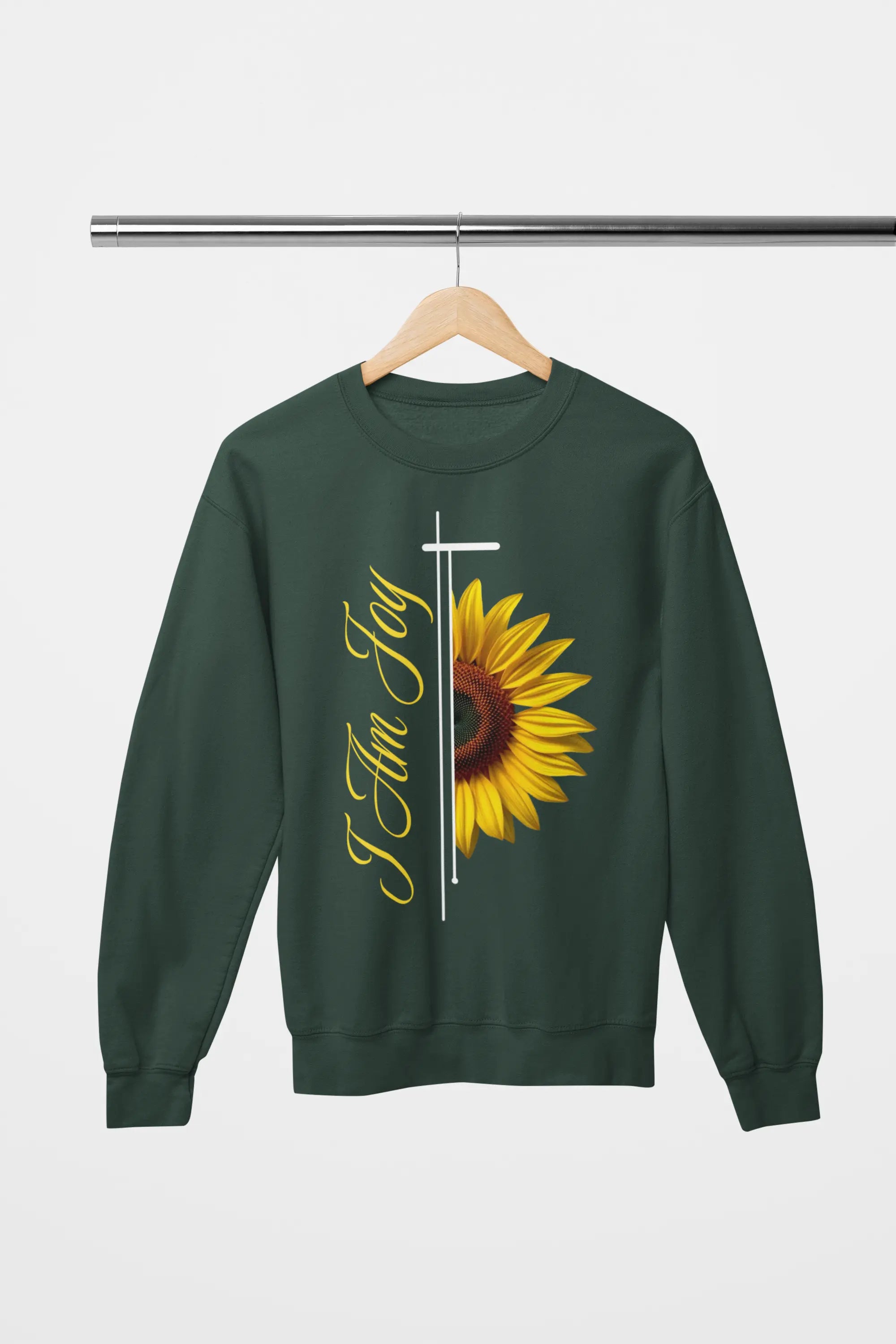 Sunflower "I Am Joy" Crewneck Sweatshirt - Ether2Earth