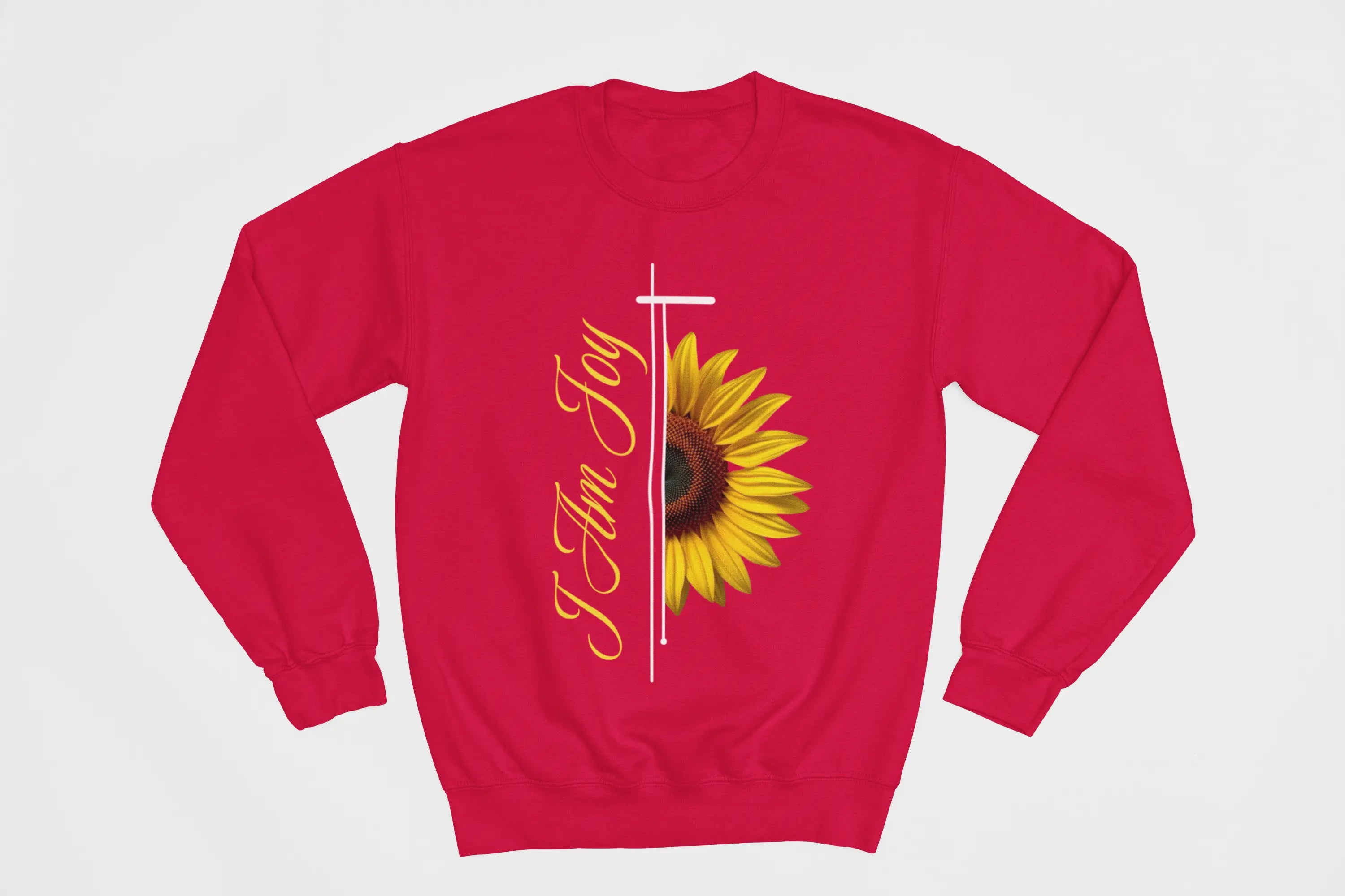 Sunflower "I Am Joy" Crewneck Sweatshirt - Ether2Earth