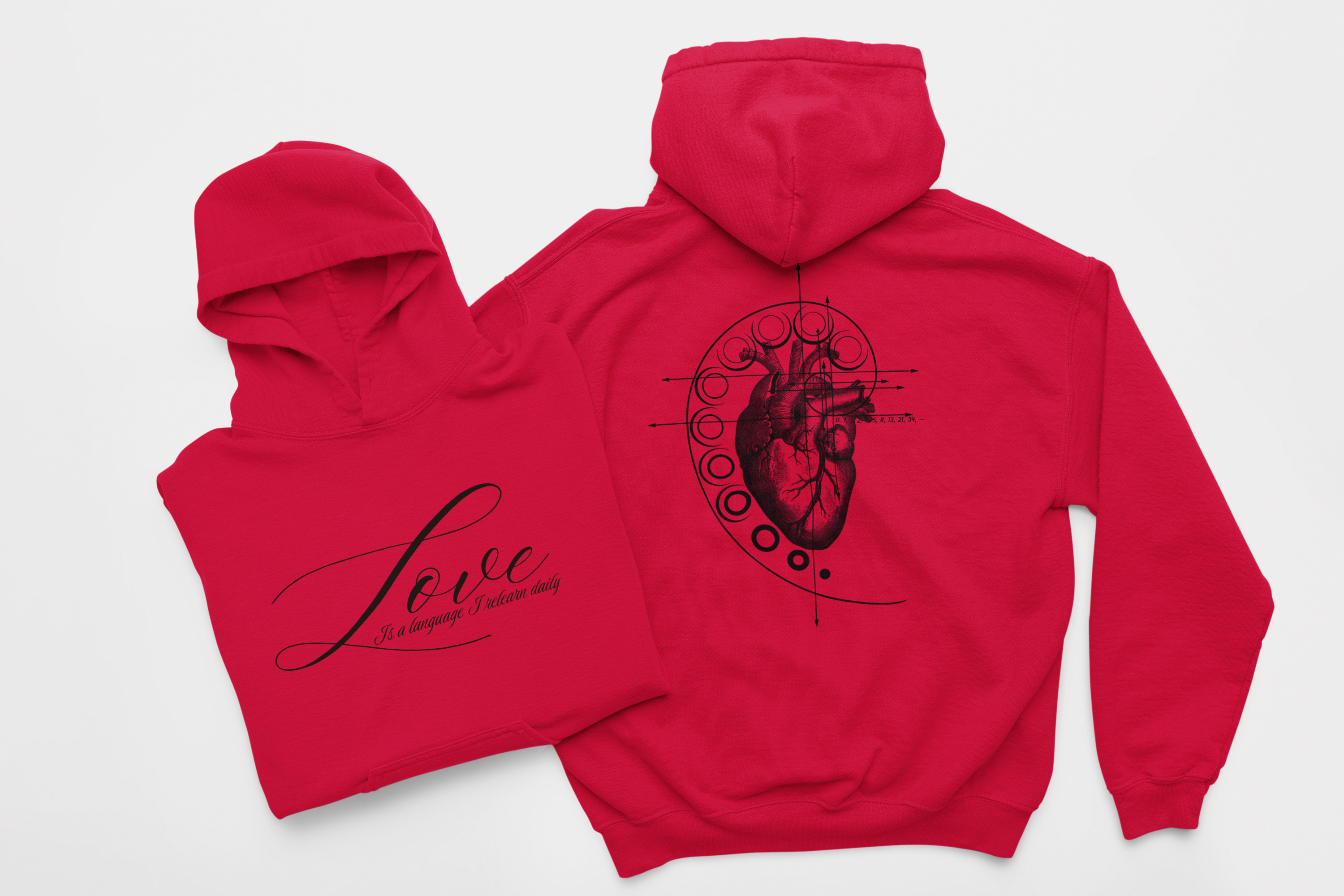 Love Is a Language I Relearn Daily Hoodie