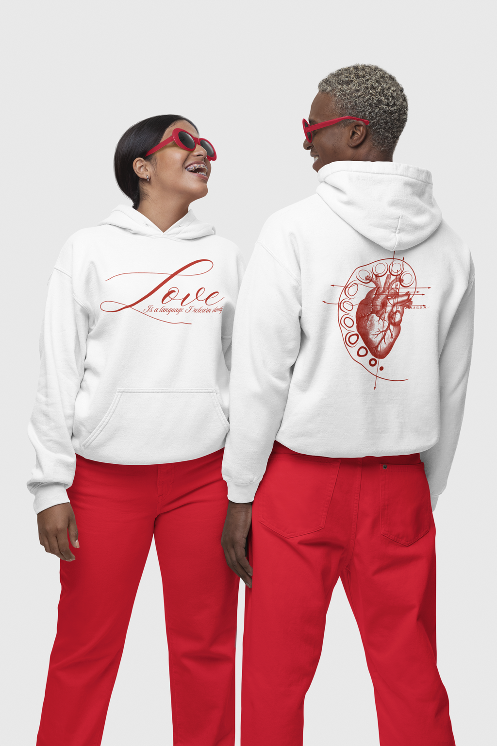 Love Is a Language I Relearn Daily Hoodie