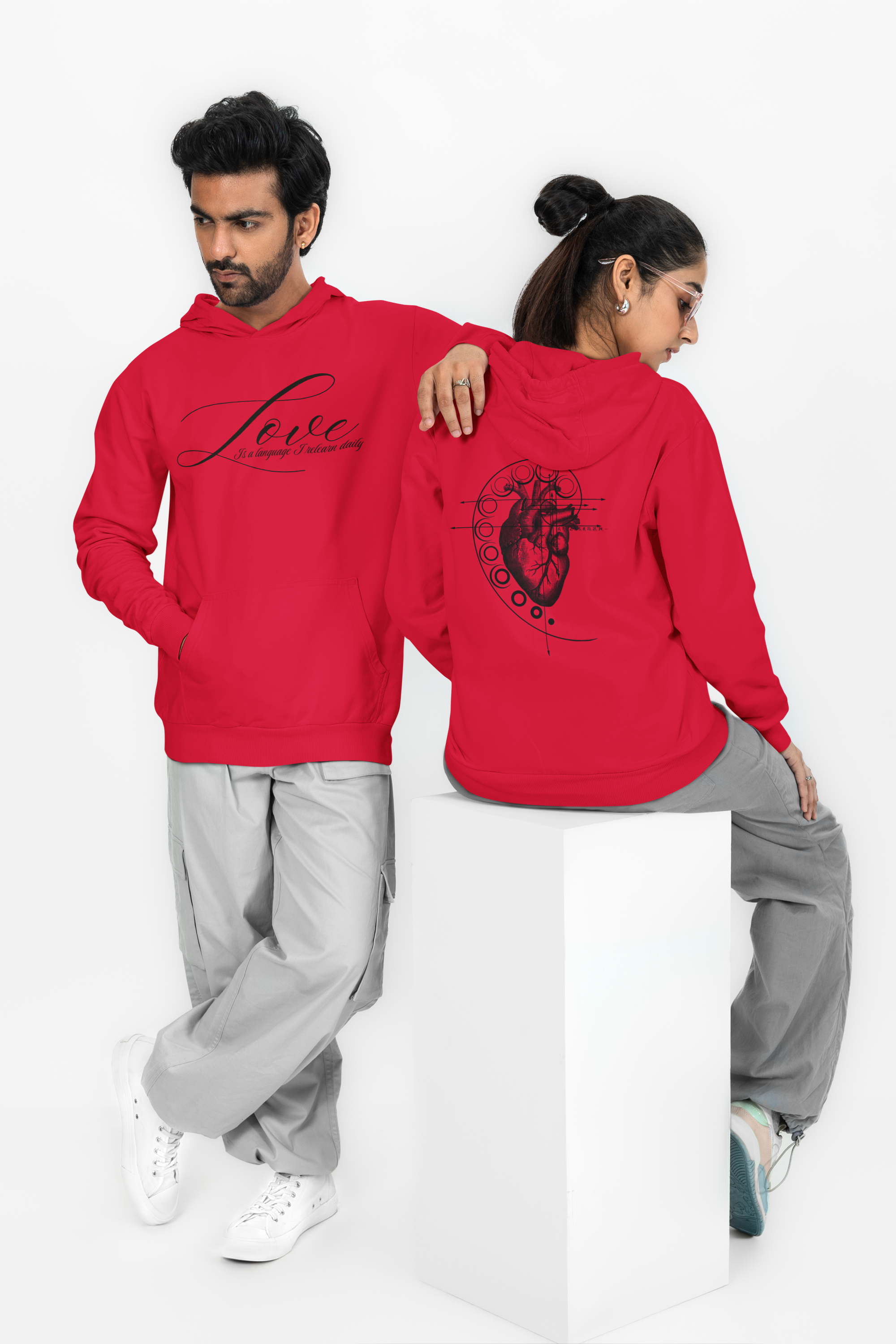 Love Is a Language I Relearn Daily Hoodie