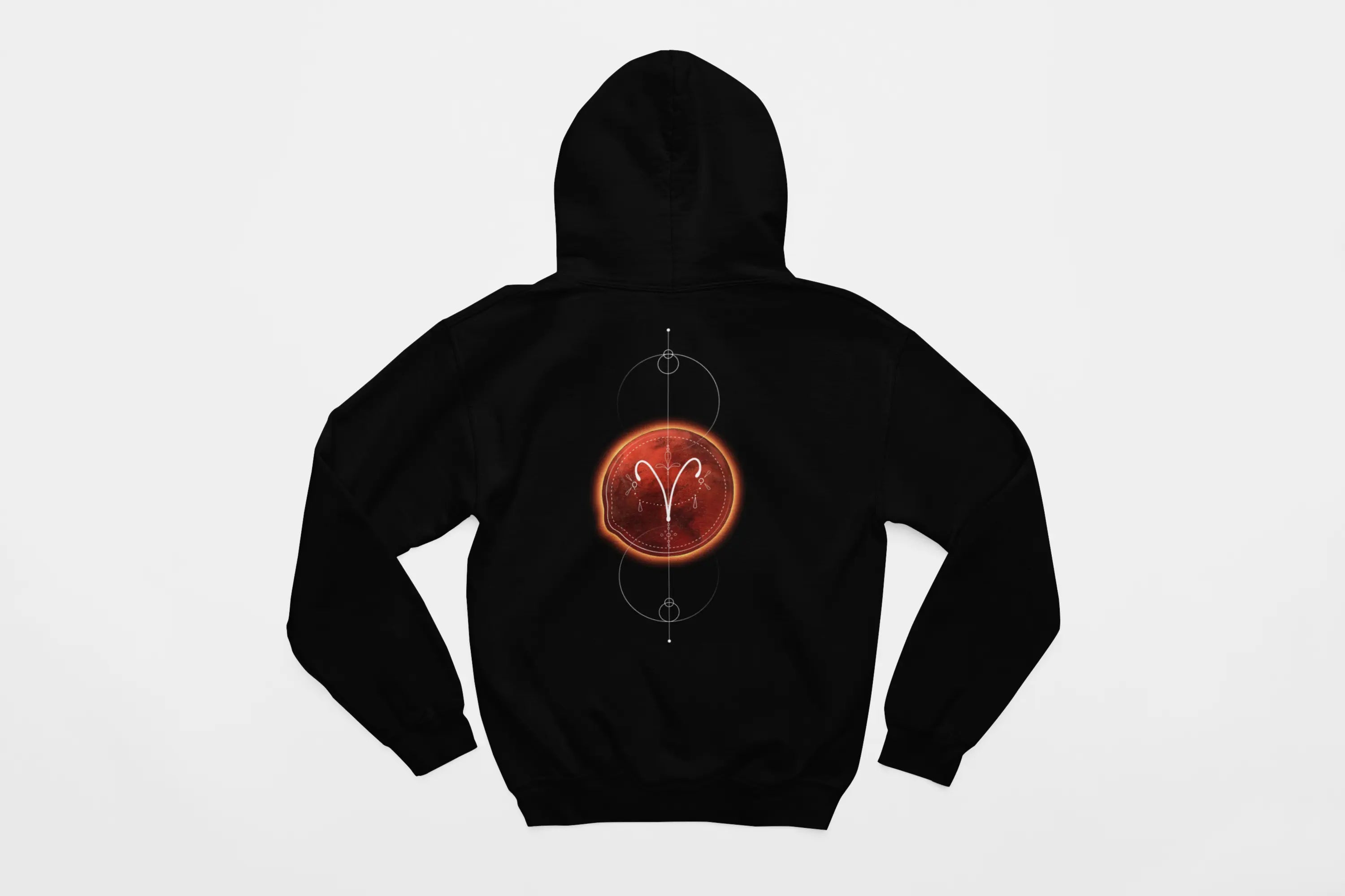 Aries-Mars Zodiac Graphic Hoodie - Ether2Earth