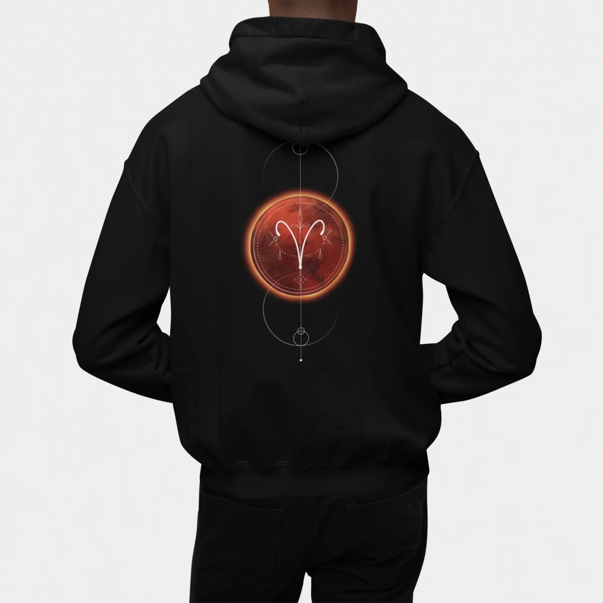 Aries-Mars Zodiac Graphic Hoodie - Ether2Earth