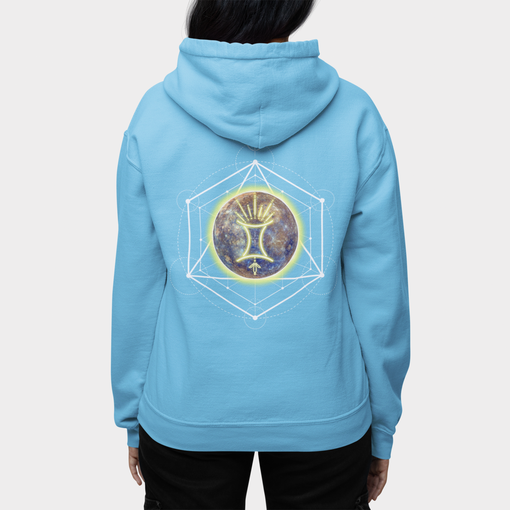 Gemini-Mercury Zodiac Graphic Hoodie
