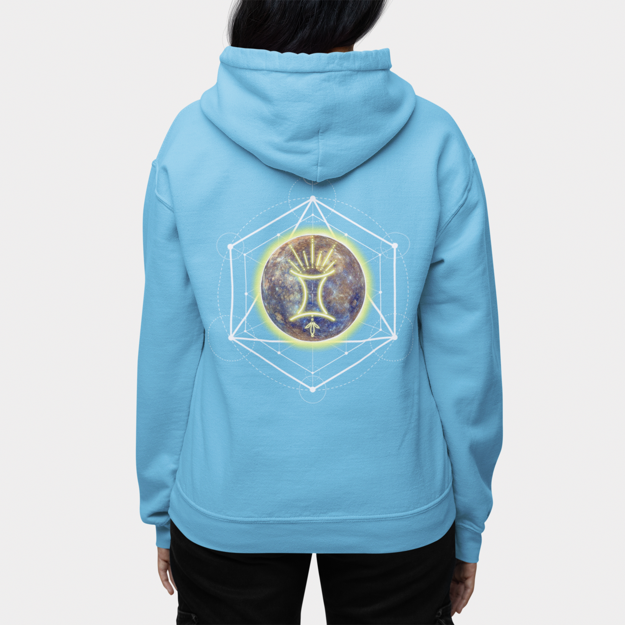 Gemini-Mercury Zodiac Graphic Hoodie