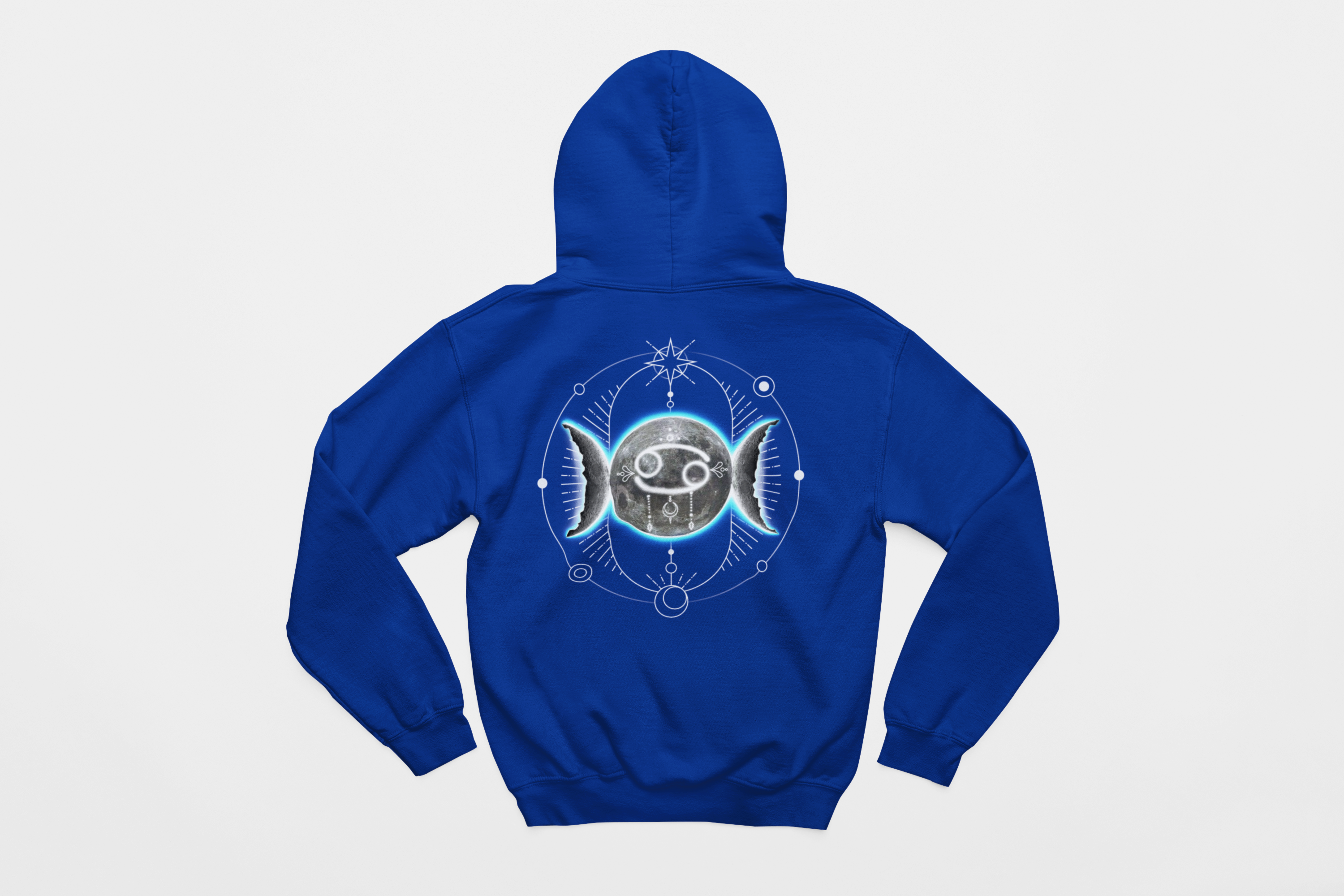 Cancer-Moon Zodiac Graphic Hoodie