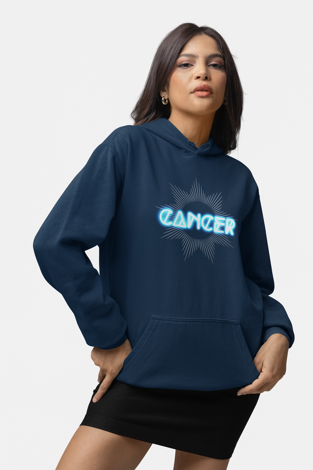 Cancer-Moon Zodiac Graphic Hoodie